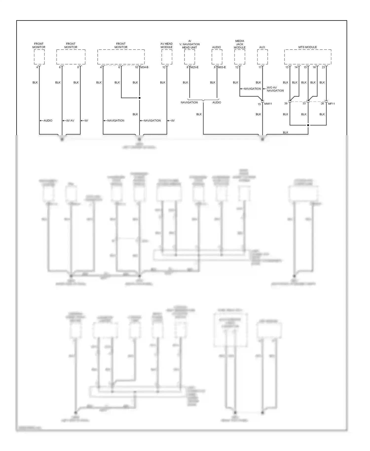 Wiring diagram data link connector for Hyundai Genesis II (2013-2016) (4 of 6)