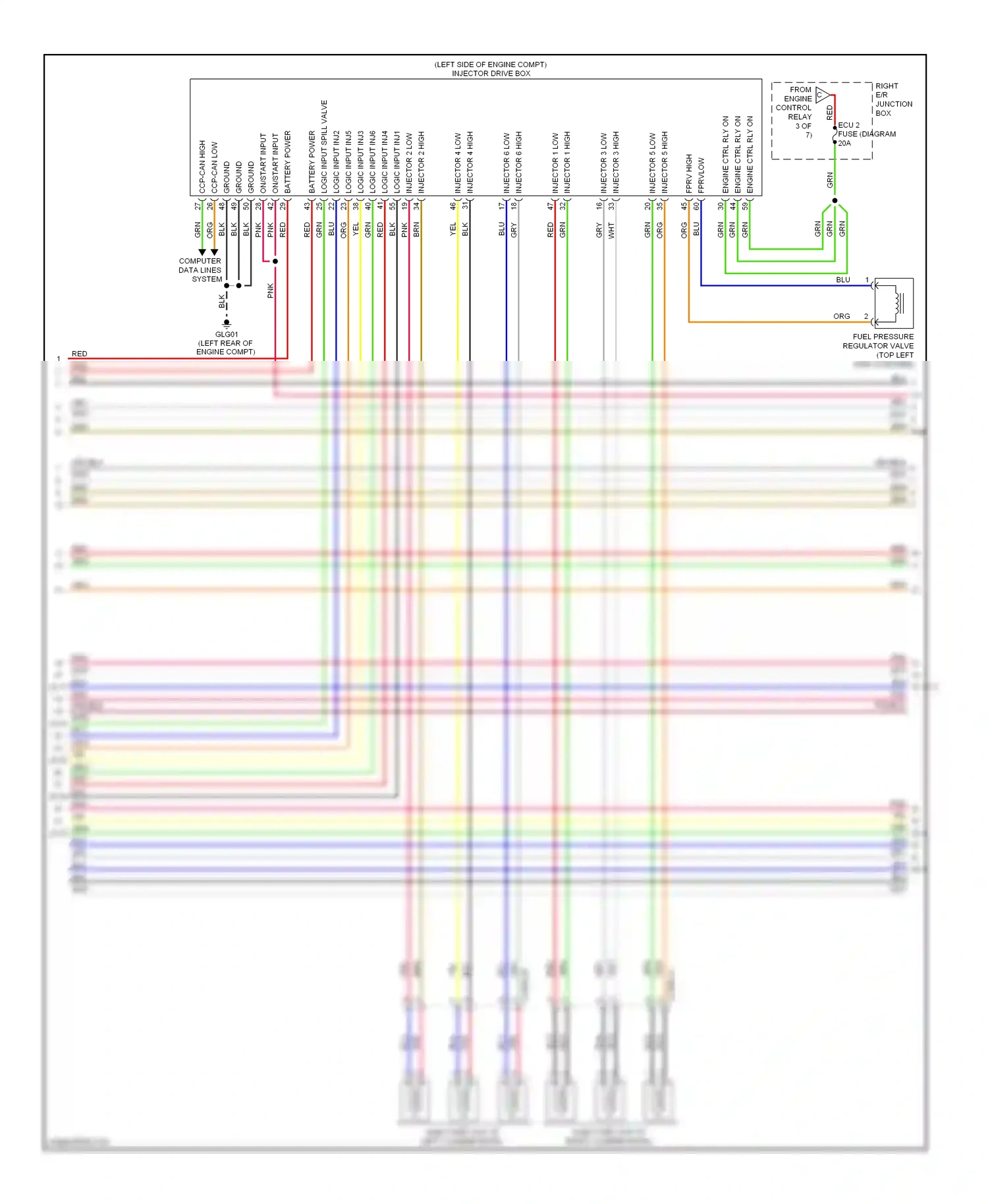 Wiring diagram engine ctrl rly on in for Hyundai Genesis II (2013-2016) (1 of 3)