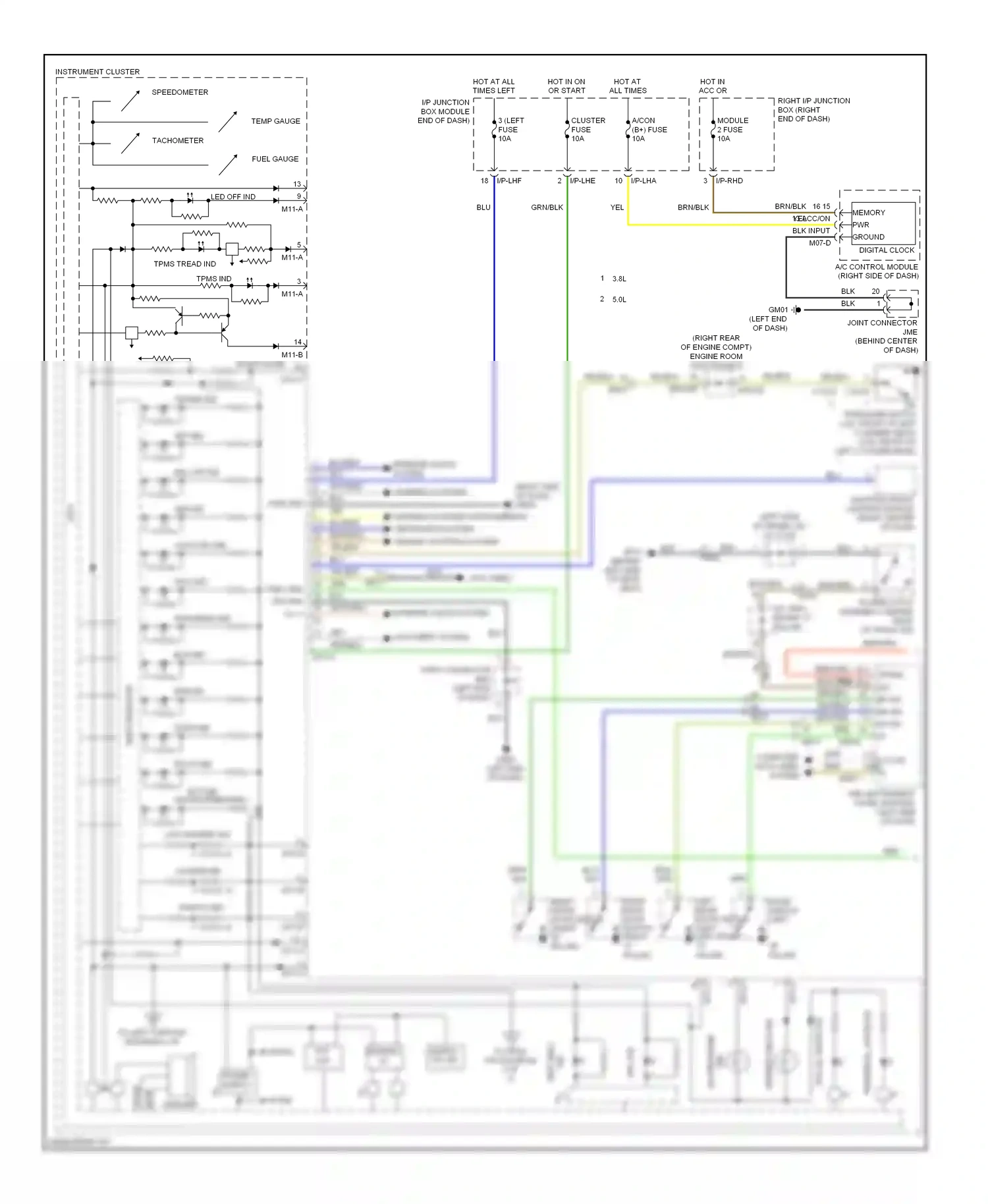 Wiring diagram esc ind for Hyundai Genesis II (2013-2016) (4 of 5)