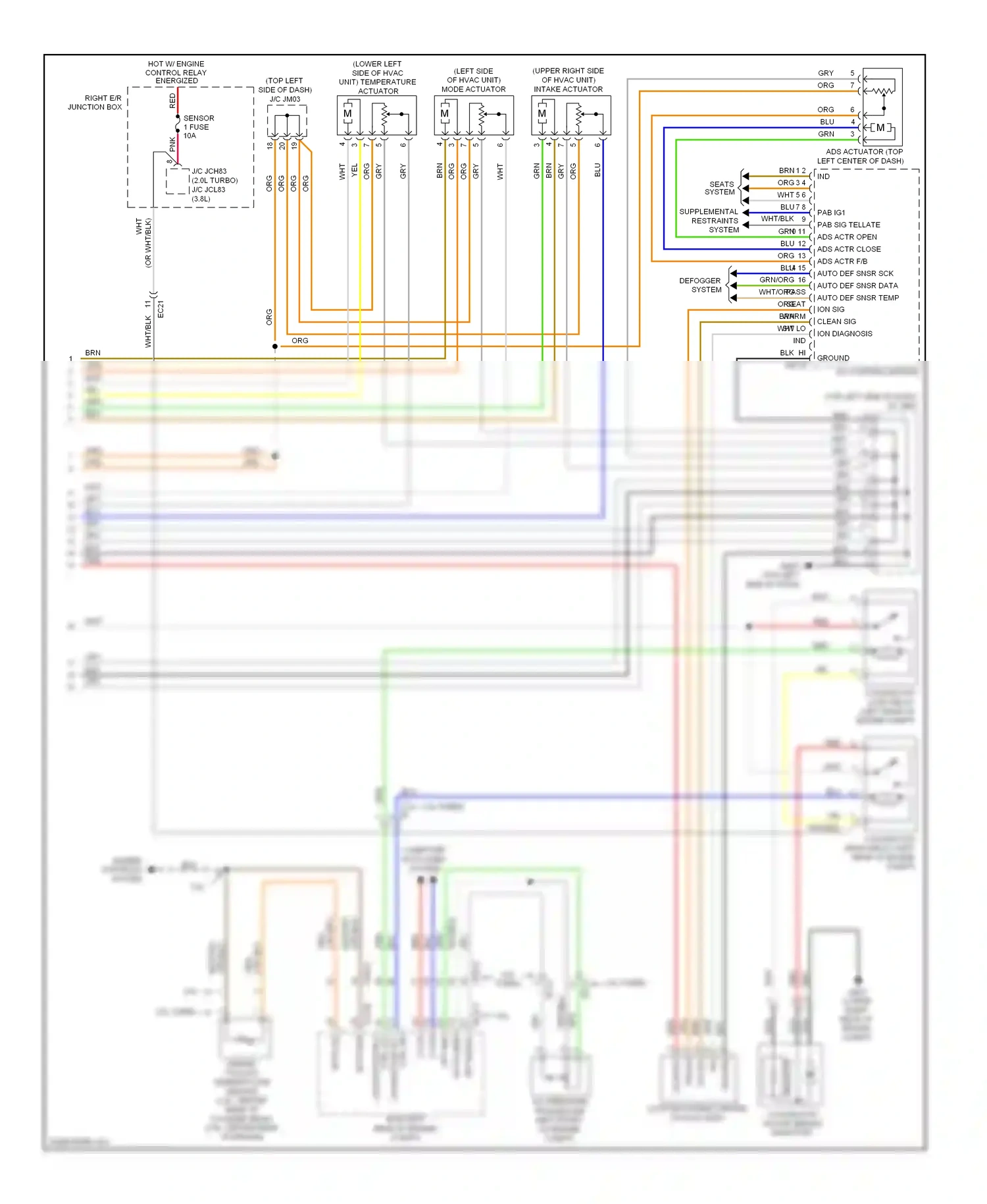 Wiring diagram grn/org for Hyundai Genesis II (2013-2016) (44 of 47)