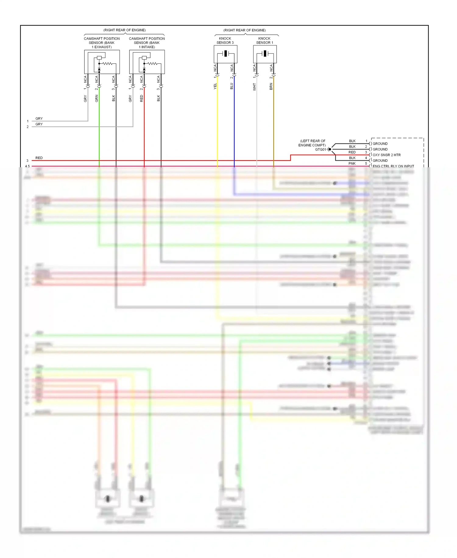 Wiring diagram headlights system exterior lights system for Hyundai Genesis II (2013-2016) (1 of 1)