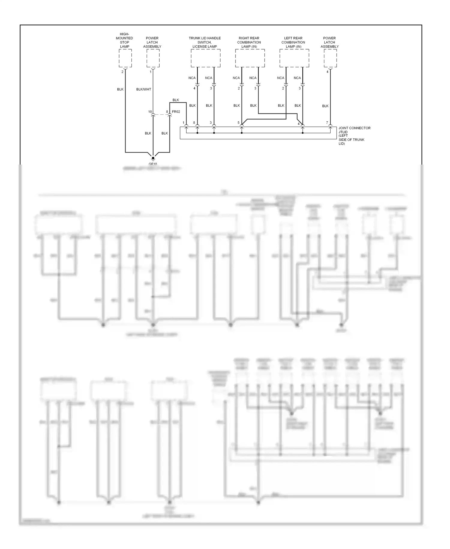 Wiring diagram ignition coil 6 shield for Hyundai Genesis II (2013-2016) (2 of 2)