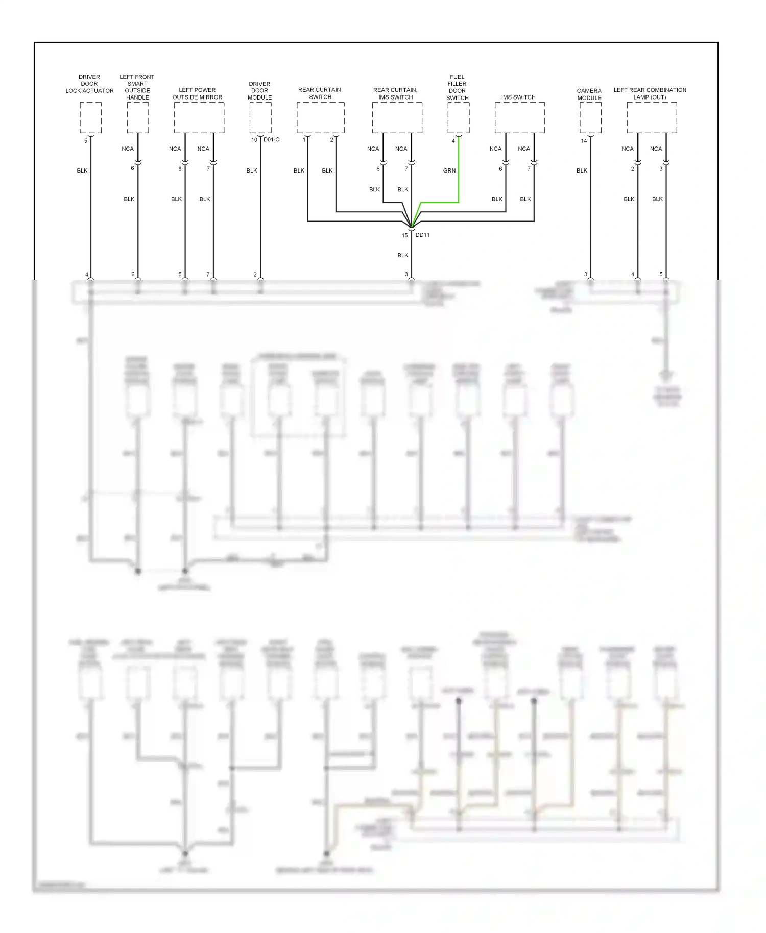 Wiring diagram ims camera control module module for Hyundai Genesis II (2013-2016) (1 of 1)