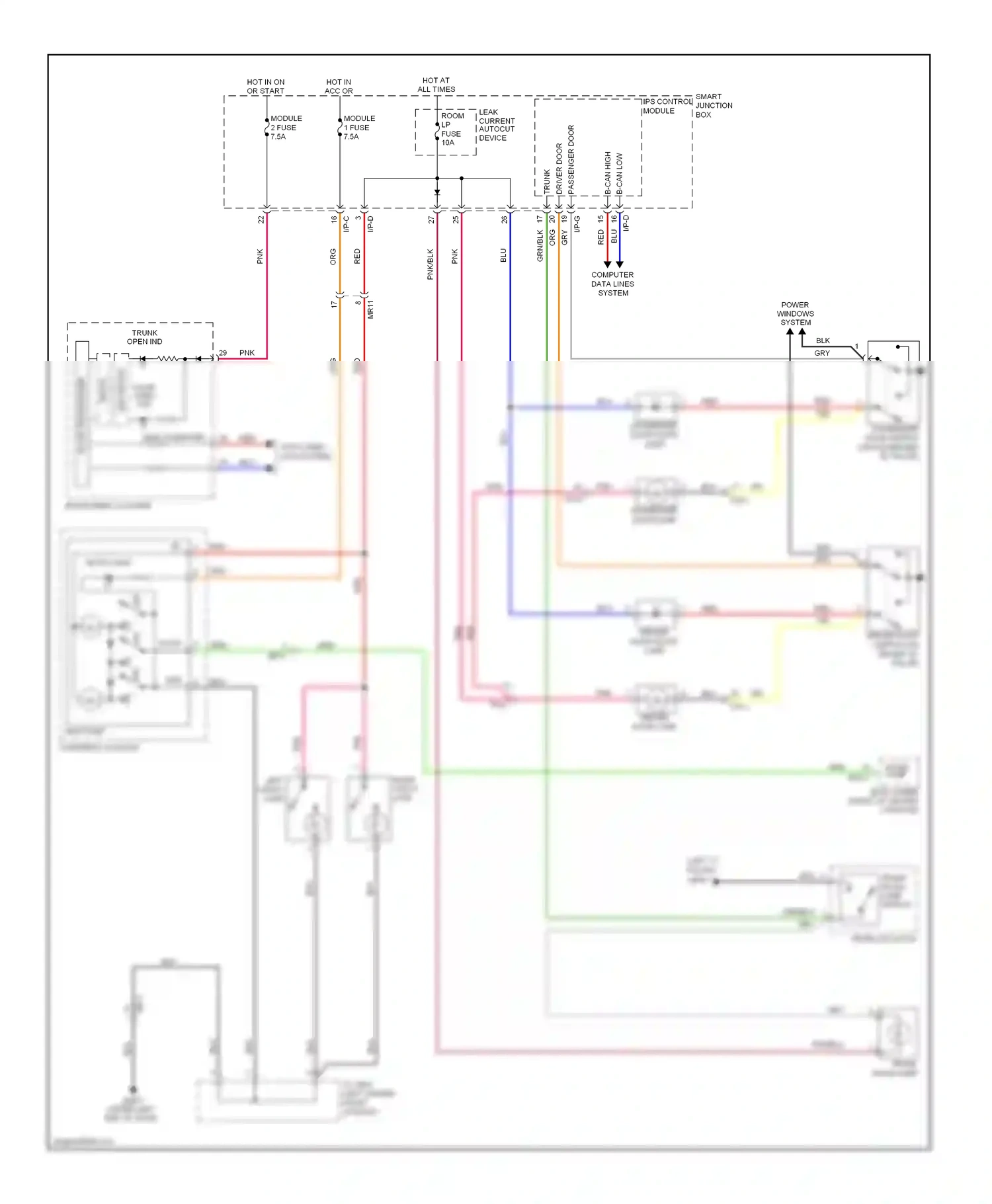 Wiring diagram led device ic for Hyundai Genesis II (2013-2016) (1 of 1)