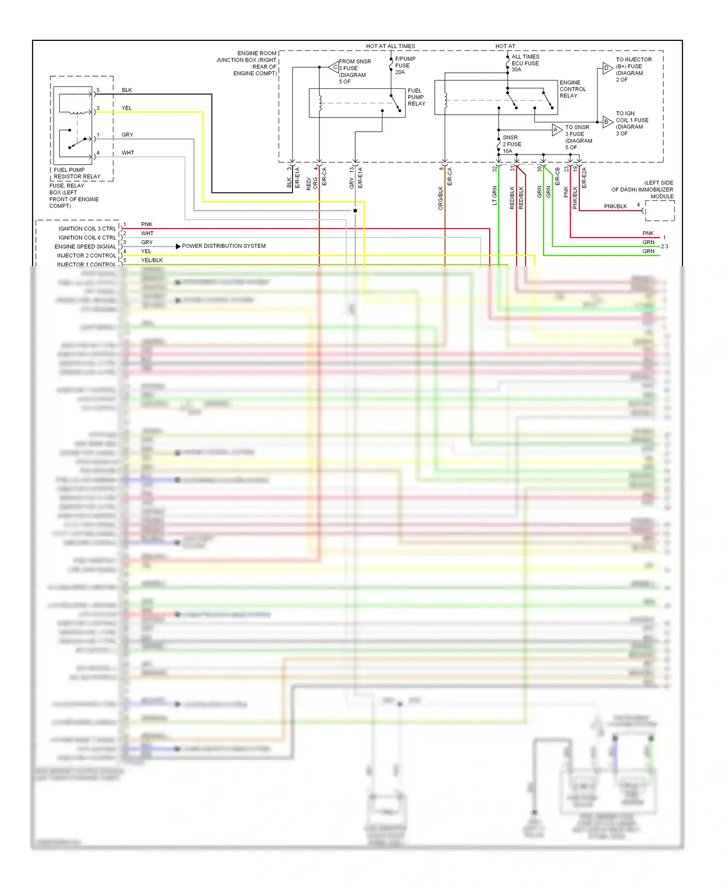 Wiring diagram left "c" pillar) for Hyundai Genesis II (2013-2016) (10 of 14)