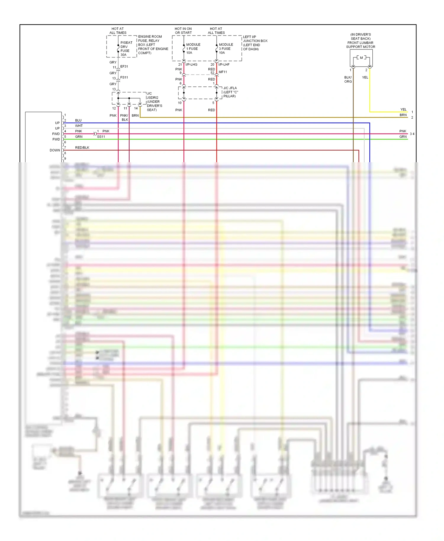 Wiring diagram module 3 fuse for Hyundai Genesis II (2013-2016) (5 of 19)