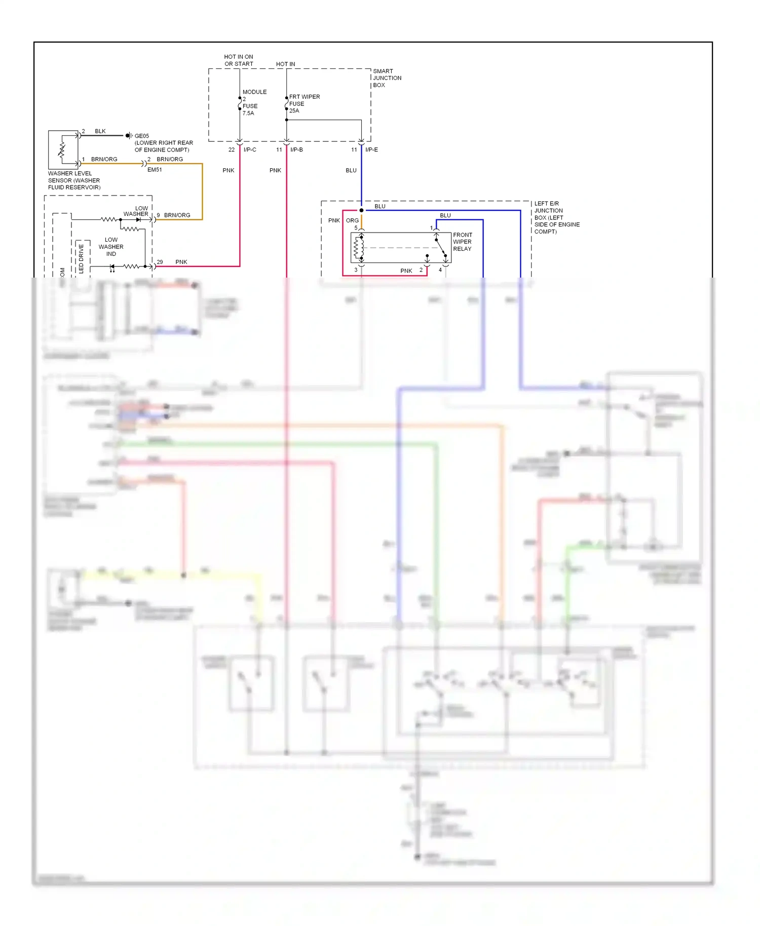Hyundai Genesis II (2013-2016) module wiring diagram  (10 of 17)