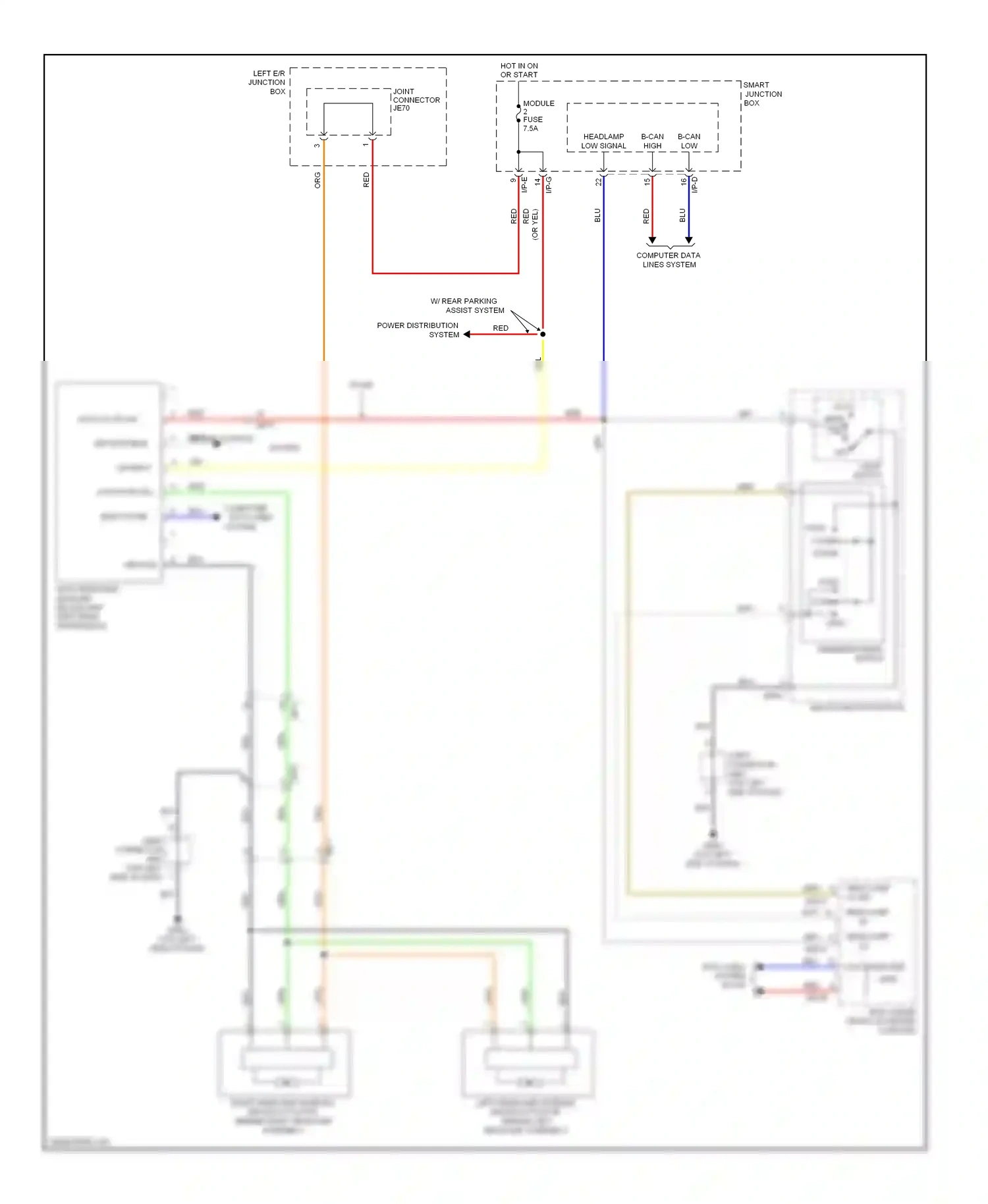 Hyundai Genesis II (2013-2016) module wiring diagram  (13 of 17)