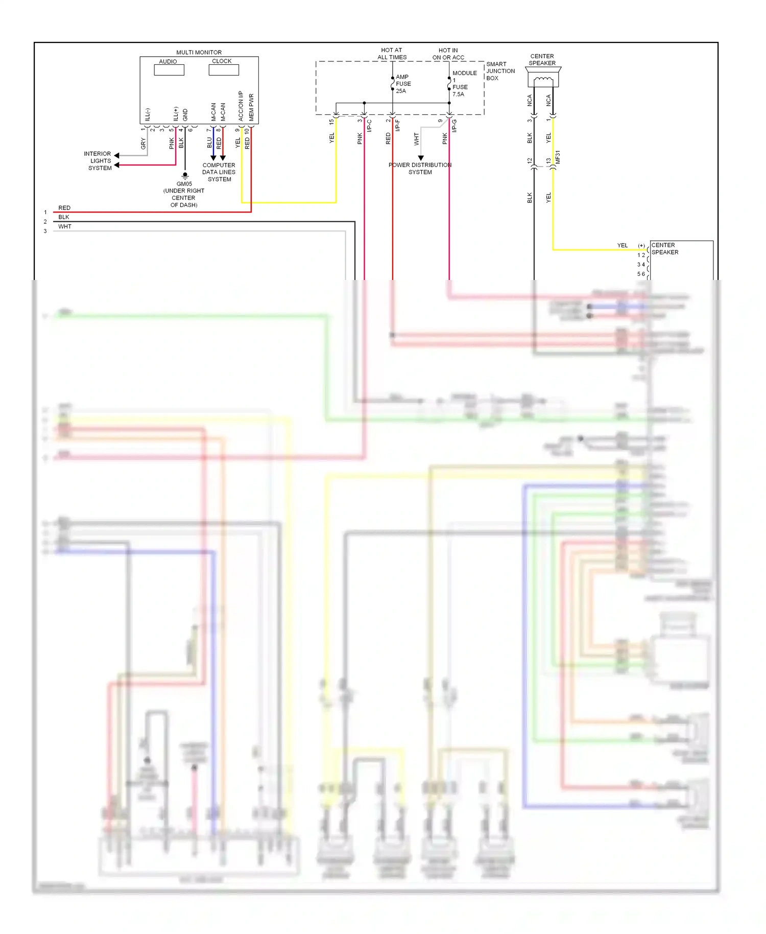 Hyundai Genesis II (2013-2016) module wiring diagram  (8 of 17)