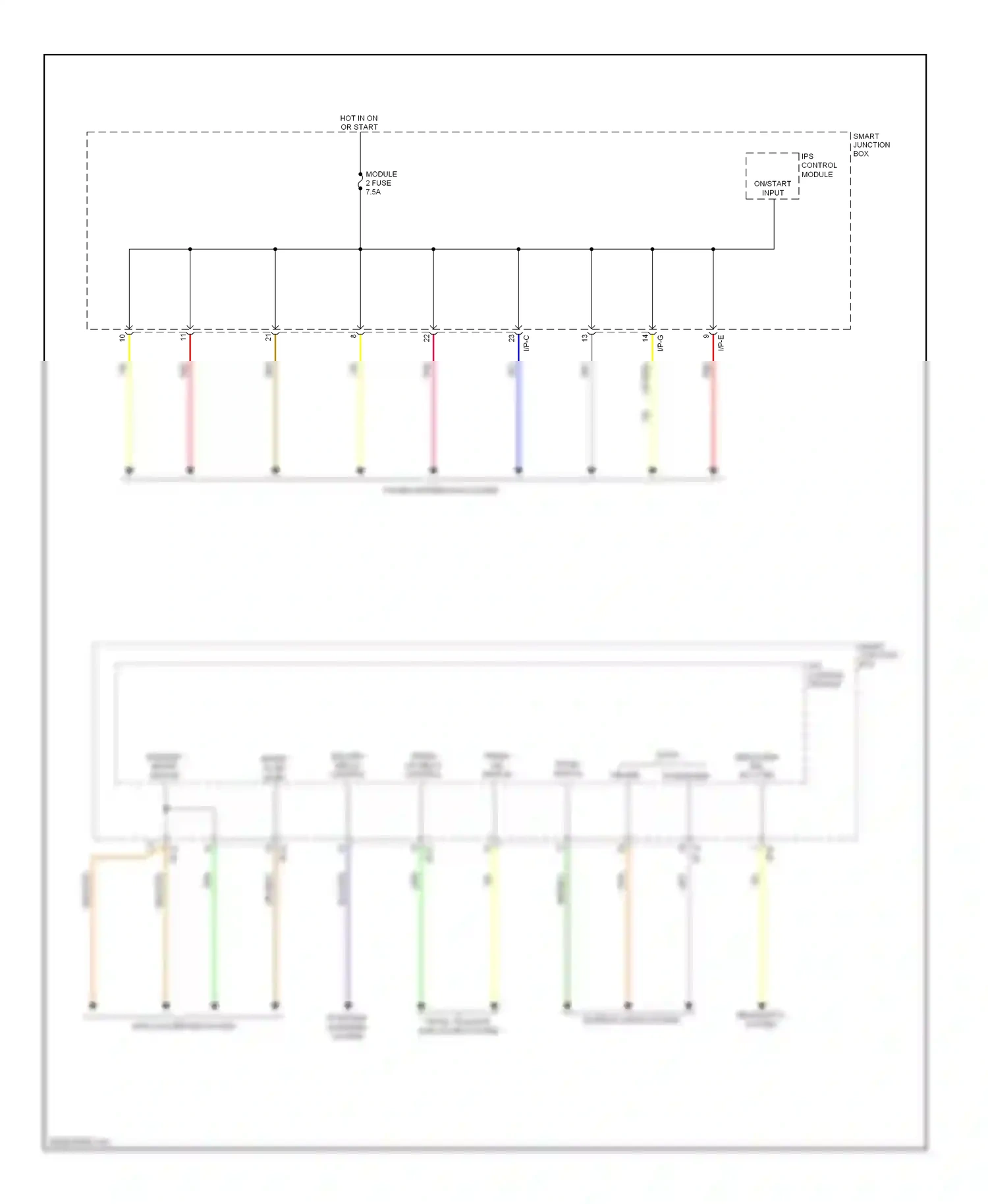 Hyundai Genesis II (2013-2016) module wiring diagram  (4 of 17)