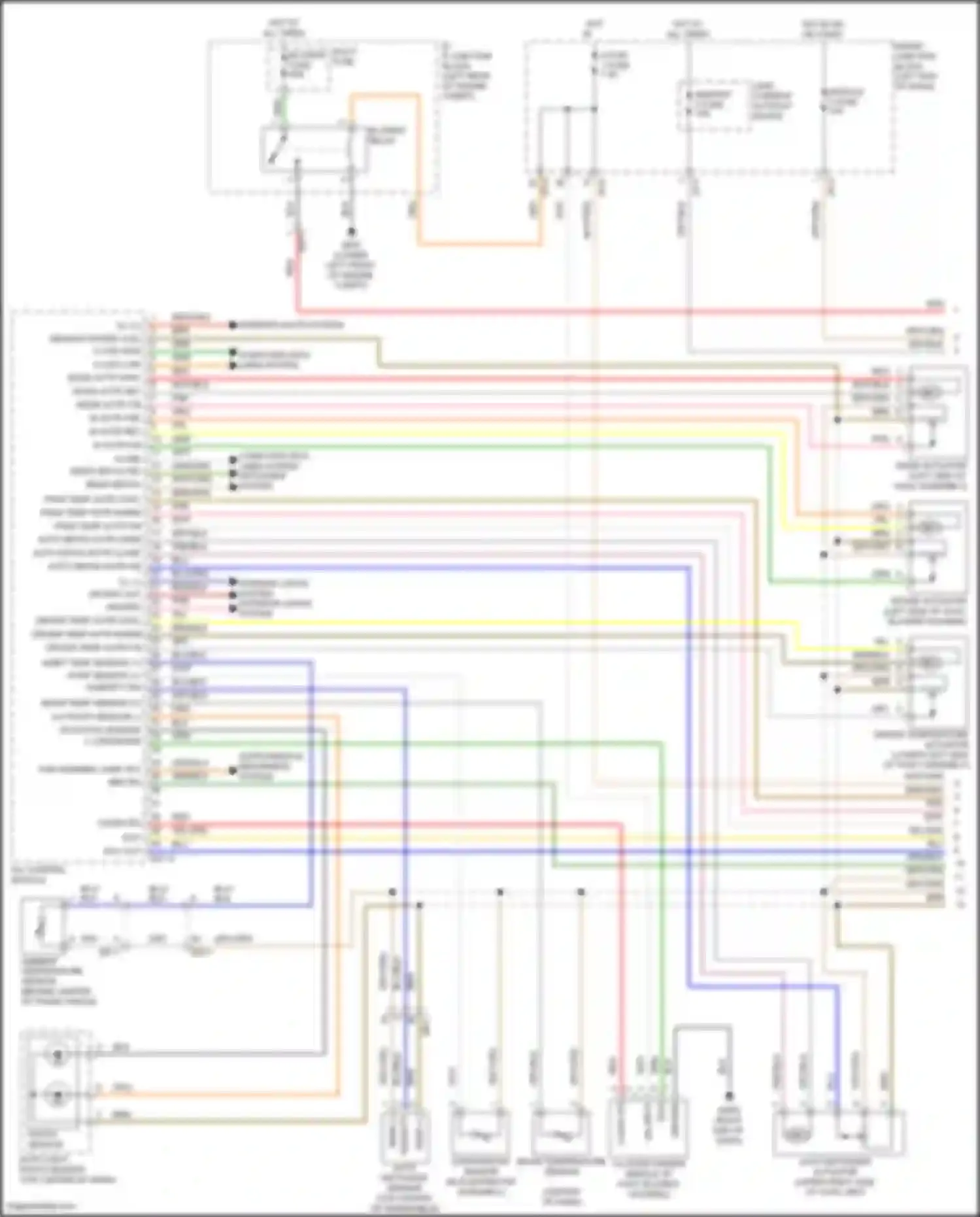 Grand Santa Fe Hyundai III facelift (2015-2018): Automatic a/c circuit (1 of 3)