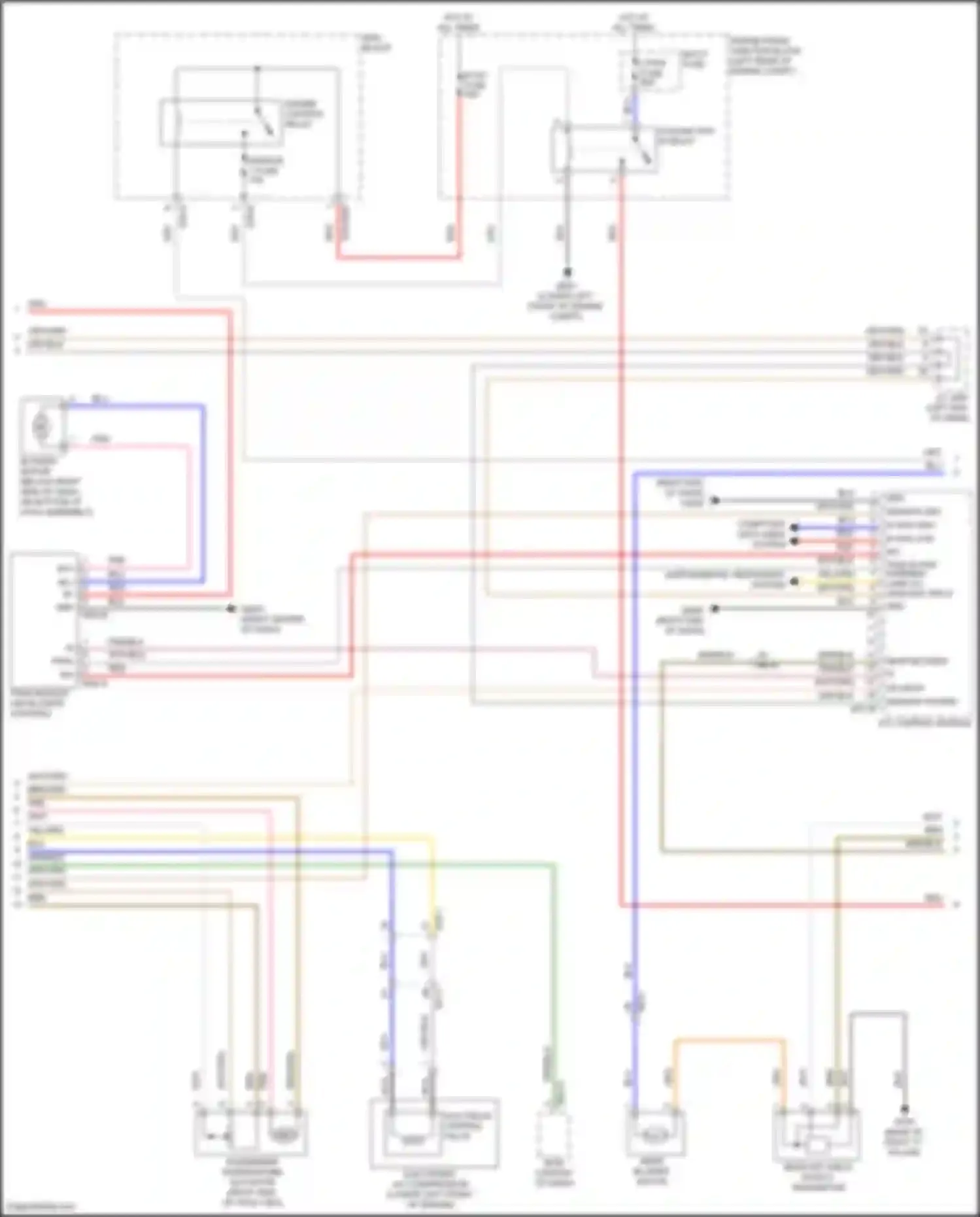 Grand Santa Fe Hyundai III facelift (2015-2018): Automatic a/c circuit (2 of 3)