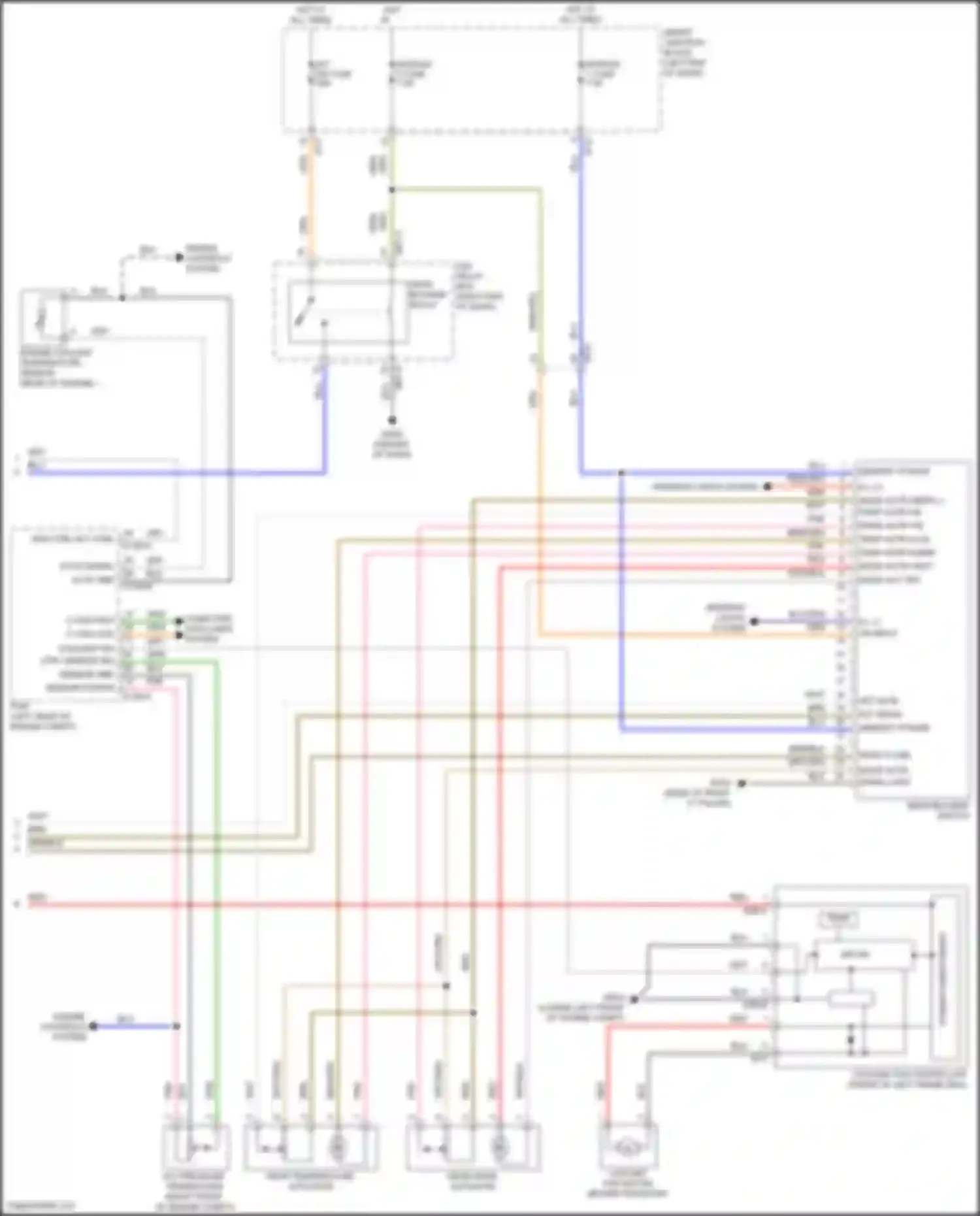 Grand Santa Fe Hyundai III facelift (2015-2018): Automatic a/c circuit (3 of 3)