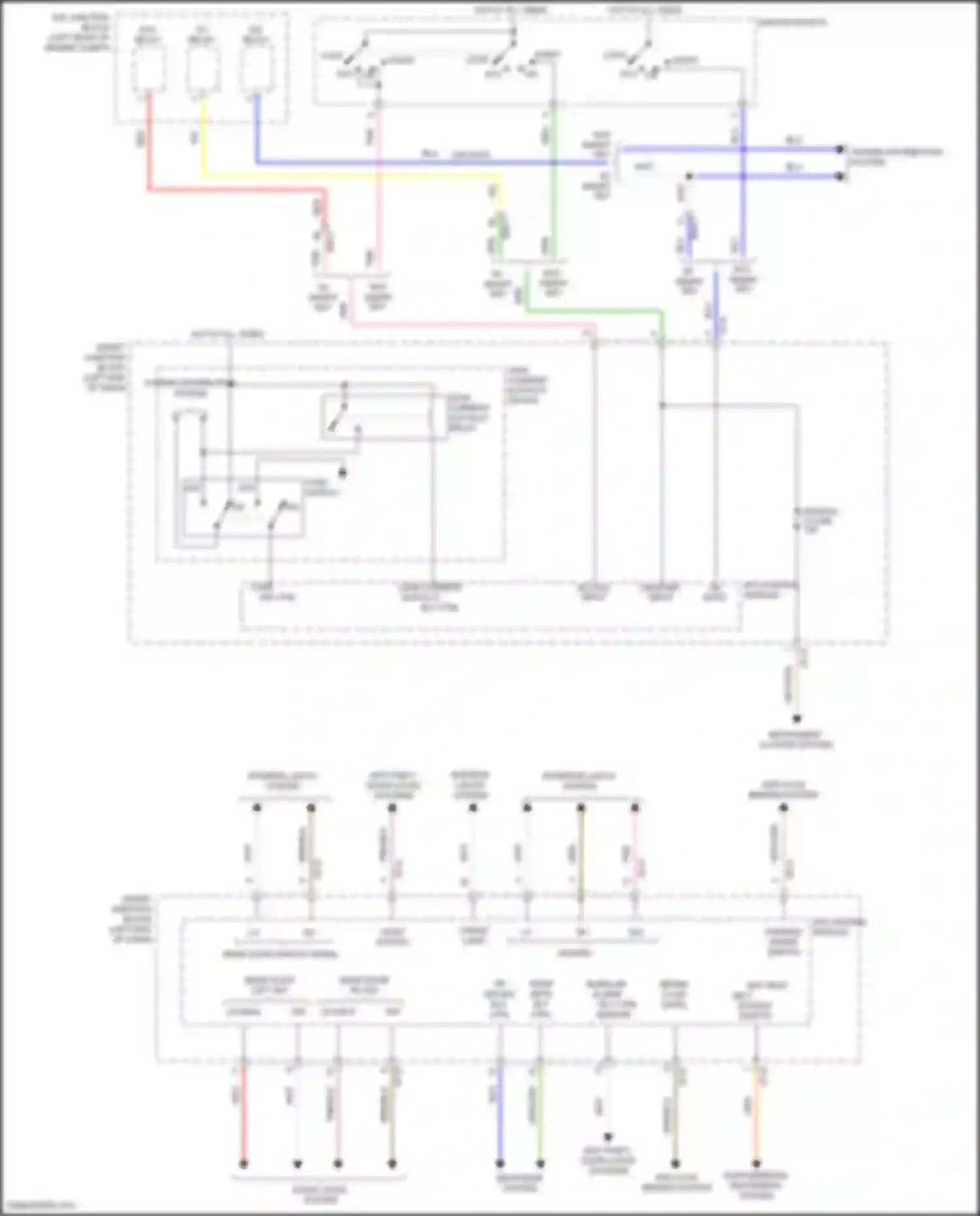 Grand Santa Fe Hyundai III facelift (2015-2018): Ips control module circuit (2 of 2)