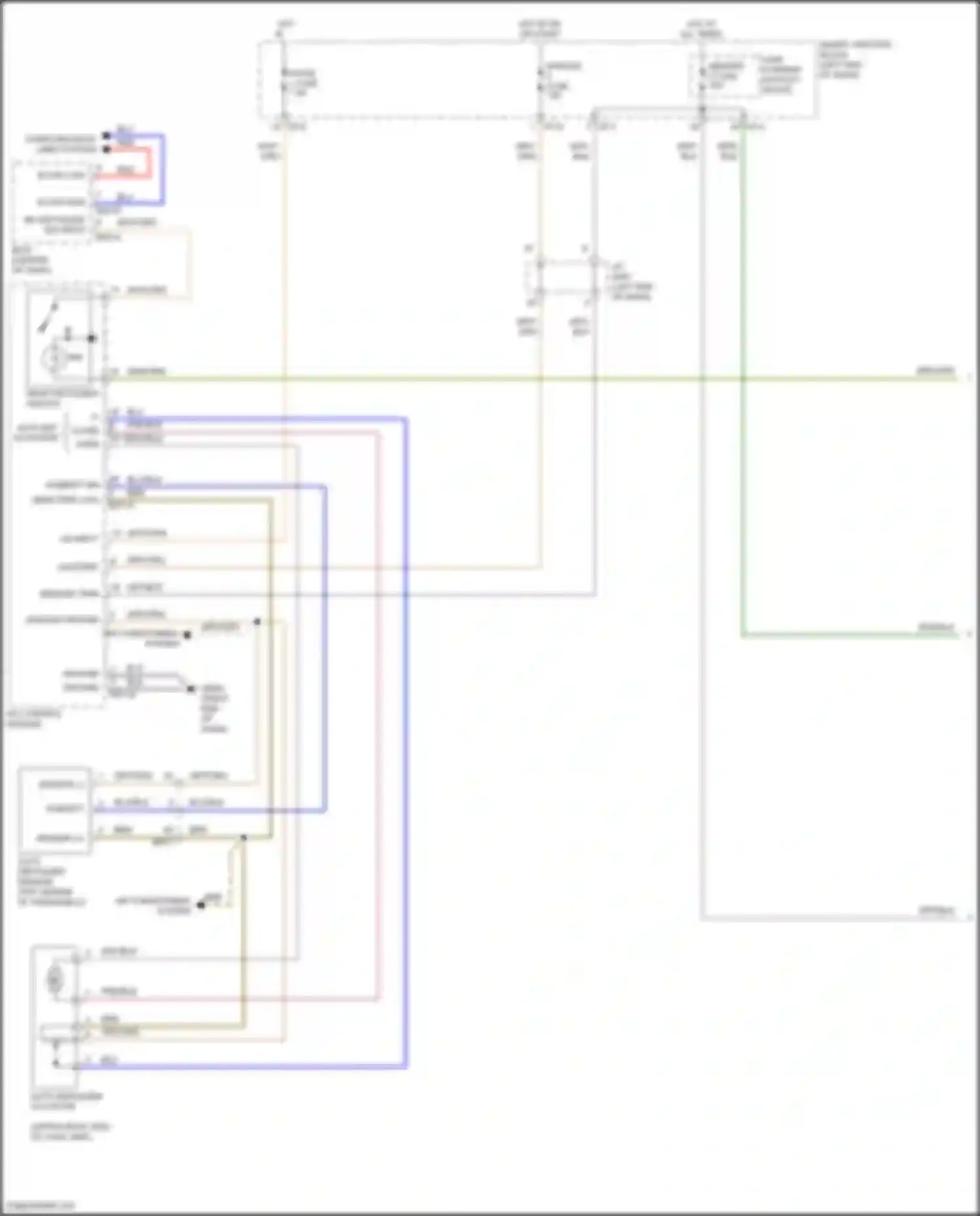 Grand Santa Fe Hyundai III facelift (2015-2018): Defoggers circuit, w/ auto defogger (1 of 2)
