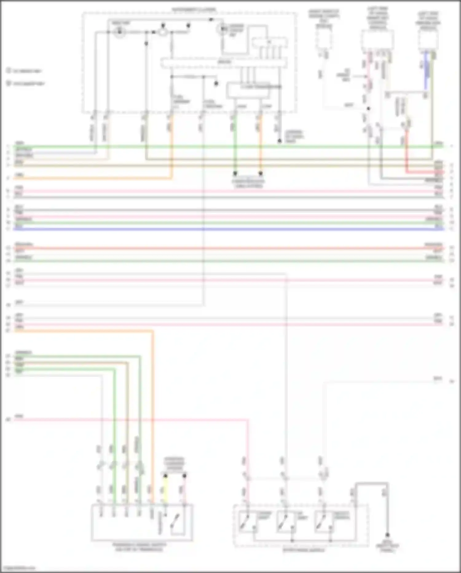 Grand Santa Fe Hyundai III facelift (2015-2018): Wiring diagram engine performance 3.3l (2 of 9)