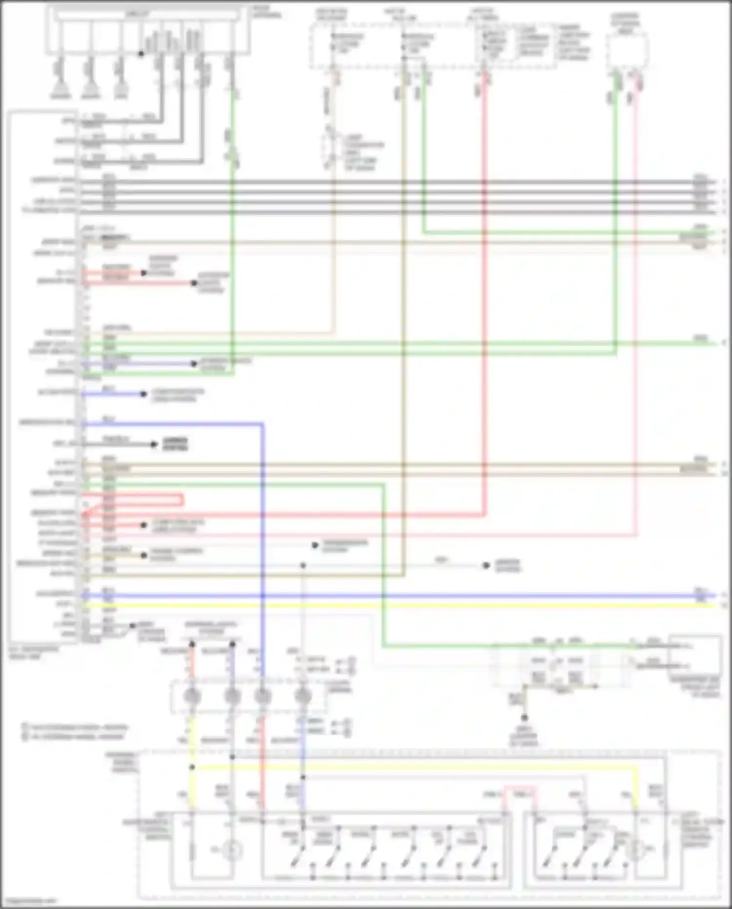 Grand Santa Fe Hyundai III facelift (2015-2018): Navigation circuit, w/ mobis amplifier (1 of 3)