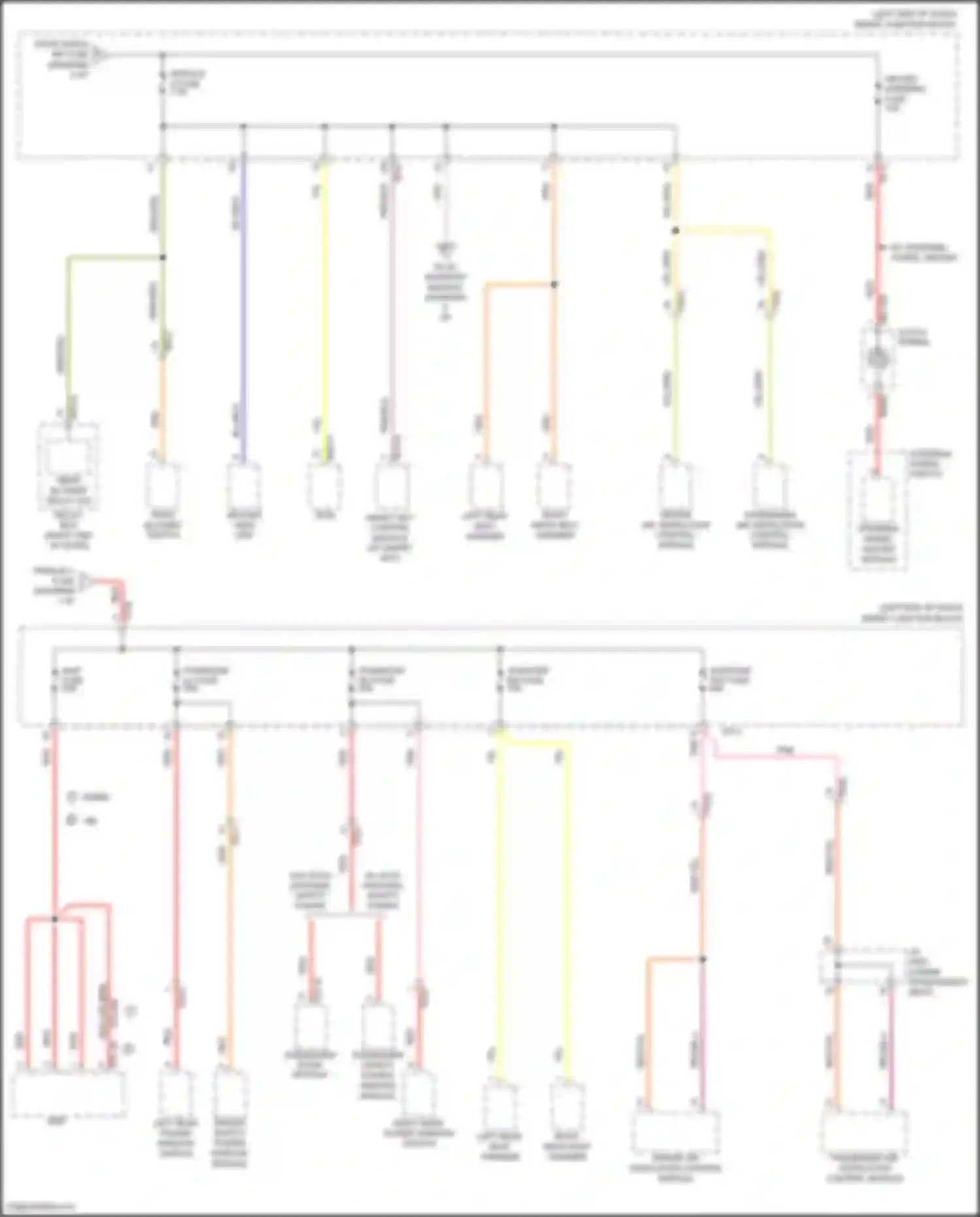 Grand Santa Fe Hyundai III facelift (2015-2018): Power distribution circuit (3 of 8)
