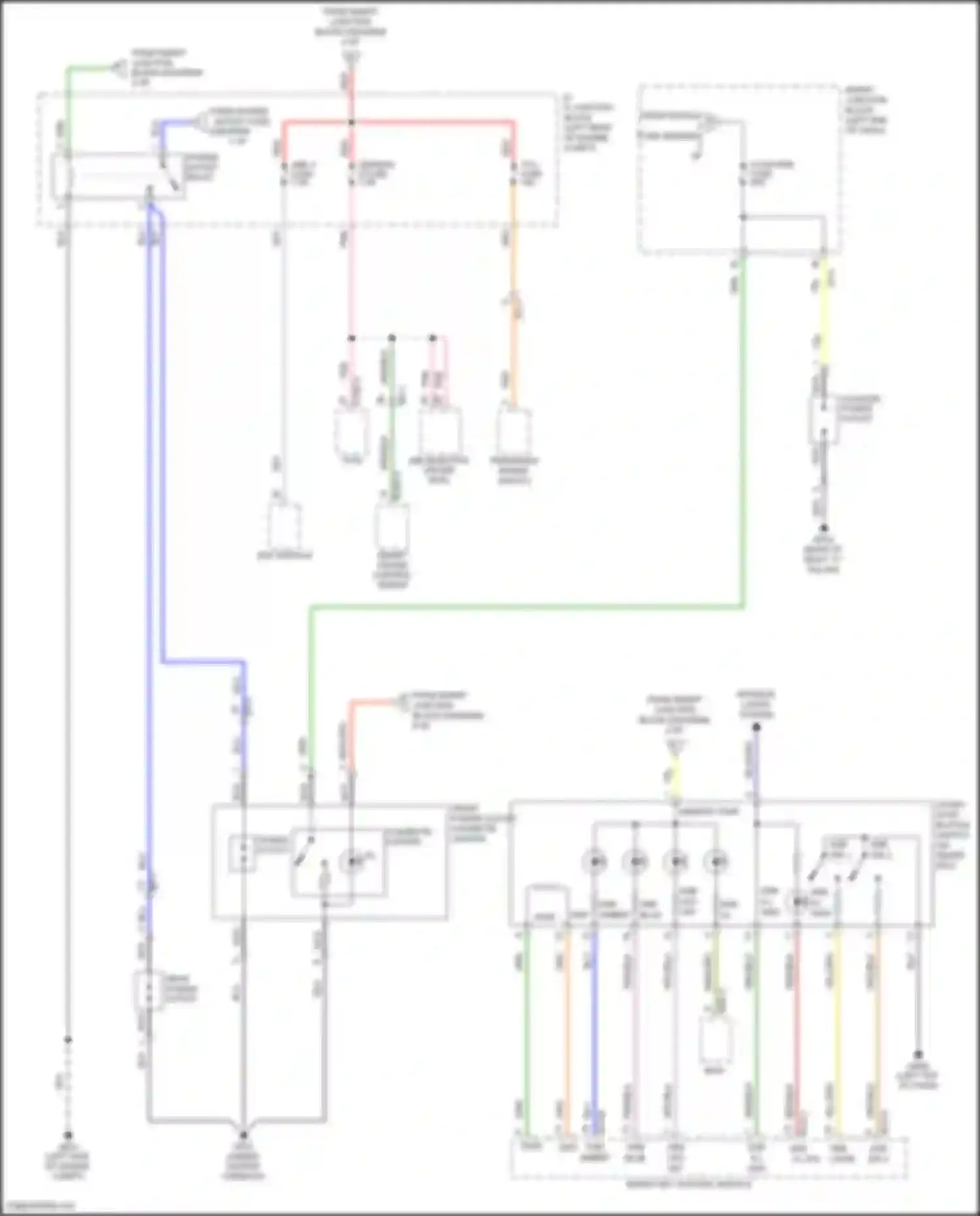 Grand Santa Fe Hyundai III facelift (2015-2018): Power distribution circuit (6 of 8)