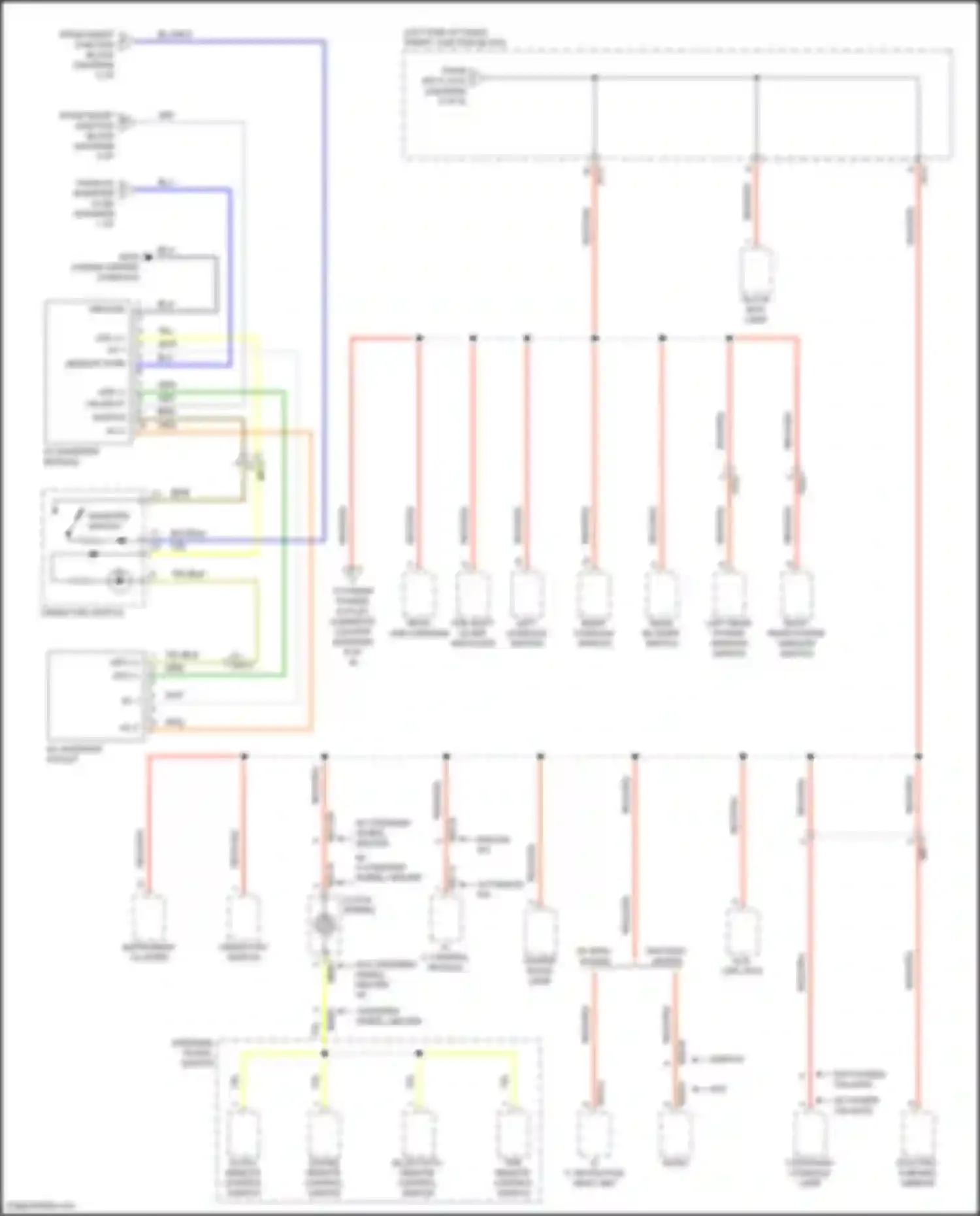 Grand Santa Fe Hyundai III facelift (2015-2018): Power distribution circuit (8 of 8)
