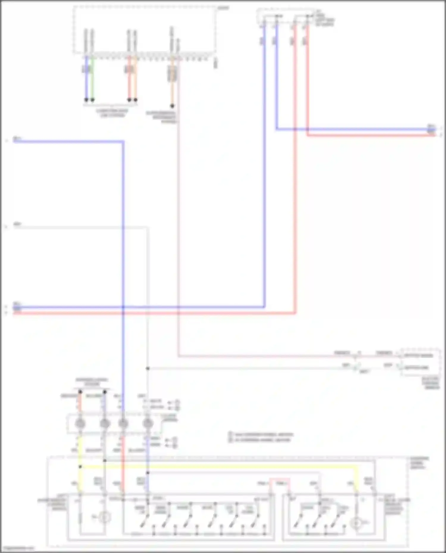 Wiring diagram computer data line system for Hyundai Grand Santa Fe III facelift (2015-2018) (6 of 8)