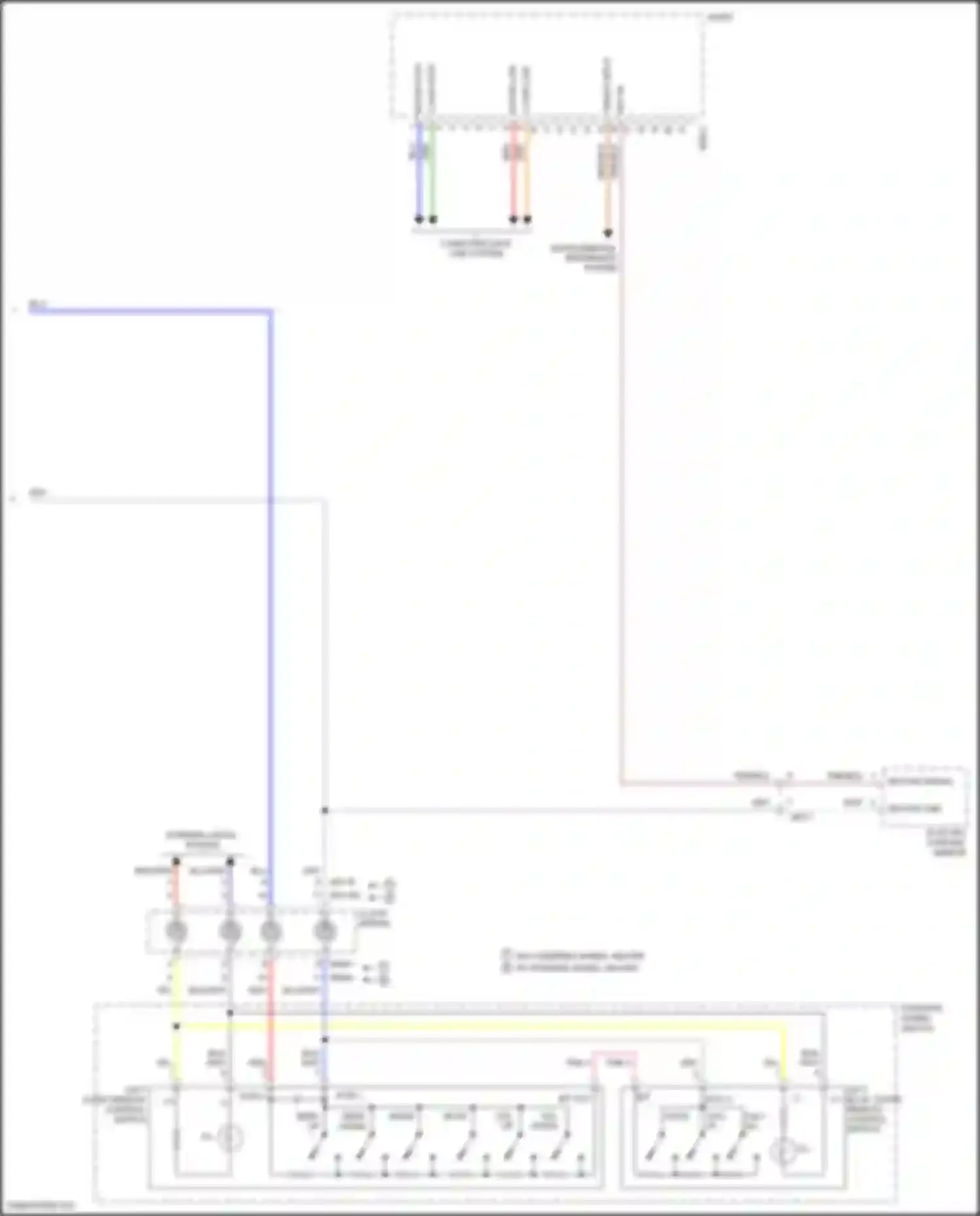 Wiring diagram computer data line system for Hyundai Grand Santa Fe III facelift (2015-2018) (8 of 8)