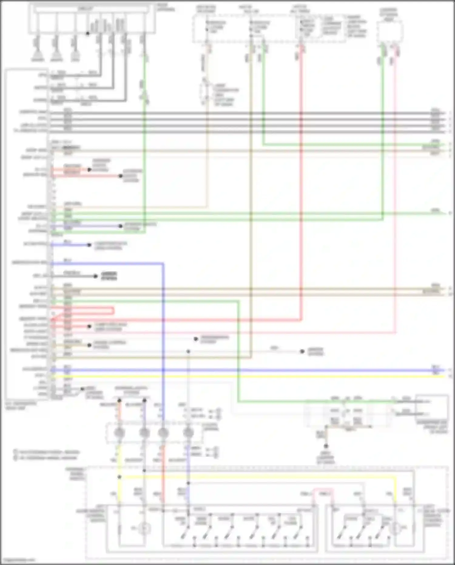 Wiring diagram computer data lines system for Hyundai Grand Santa Fe III facelift (2015-2018) (47 of 73)
