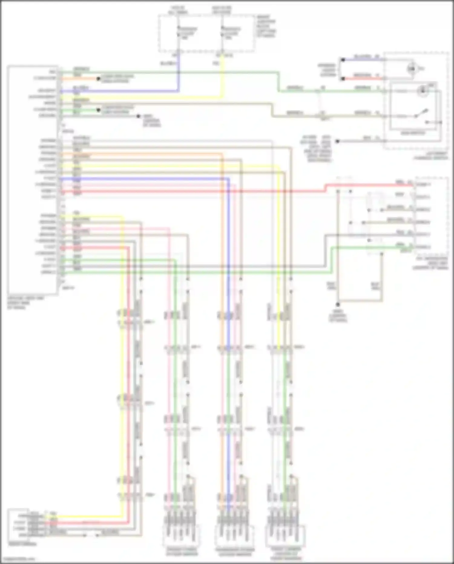 Wiring diagram computer data lines system for Hyundai Grand Santa Fe III facelift (2015-2018) (31 of 73)