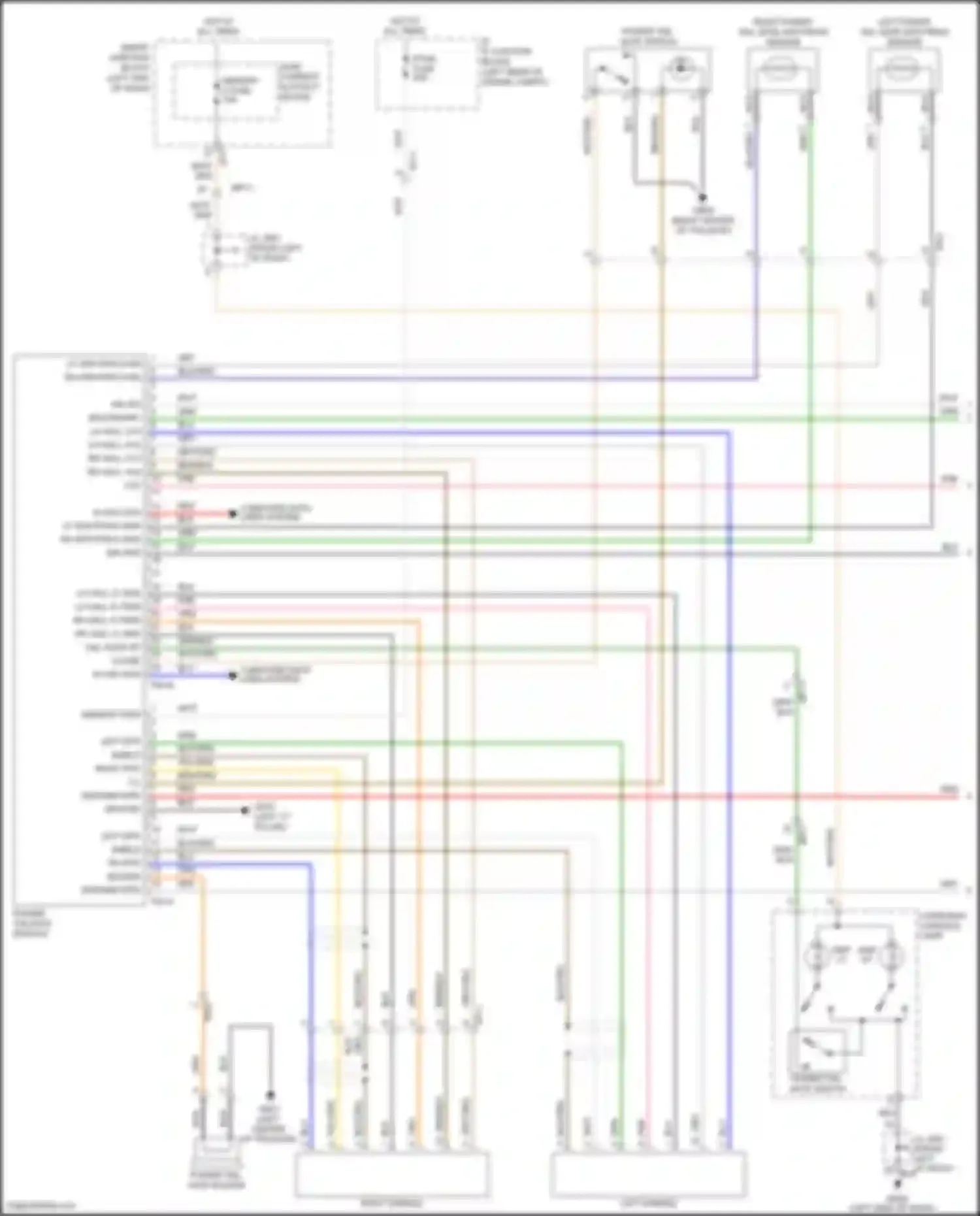 Wiring diagram computer data lines system for Hyundai Grand Santa Fe III facelift (2015-2018) (14 of 73)