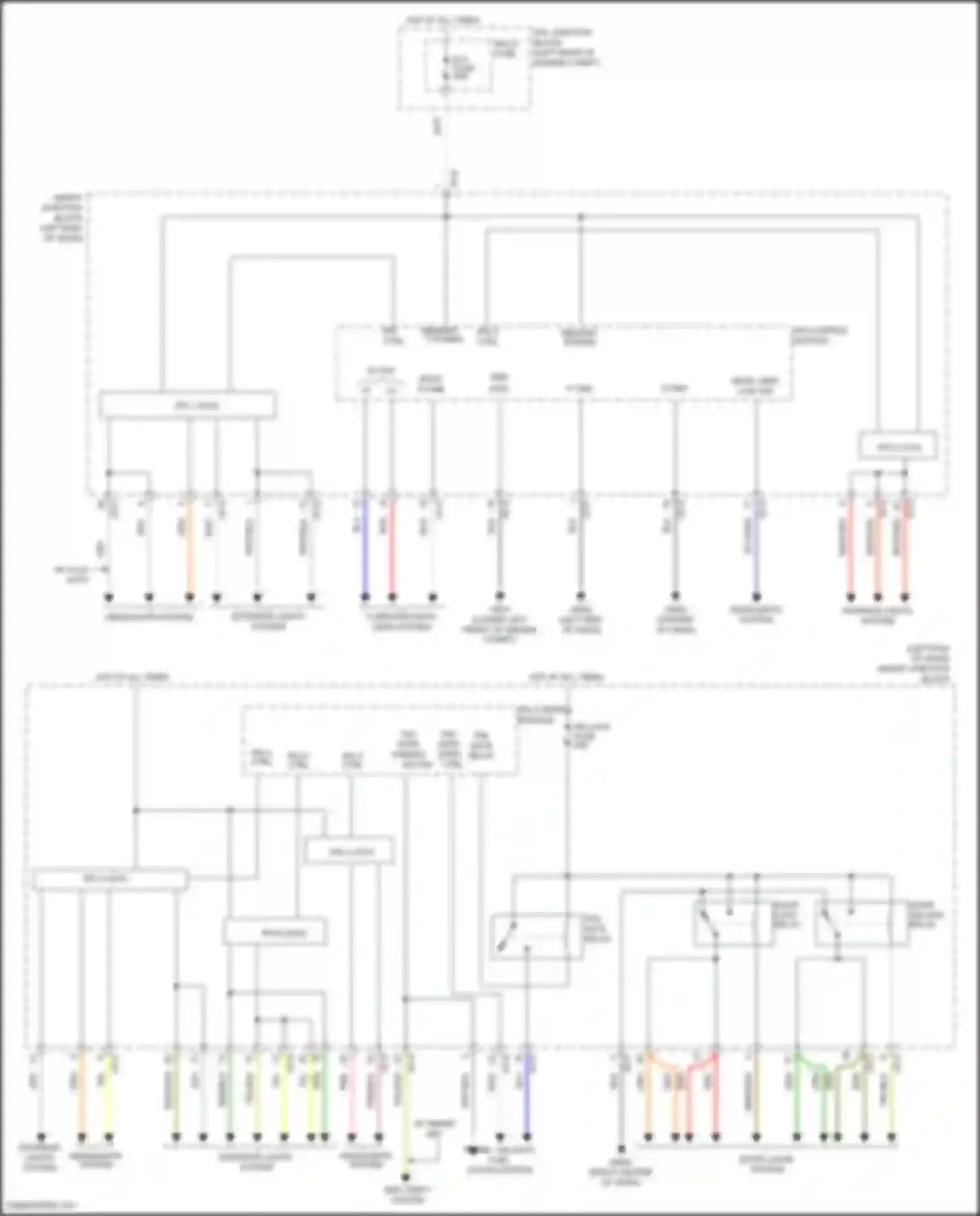 Wiring diagram computer data lines system for Hyundai Grand Santa Fe III facelift (2015-2018) (28 of 73)