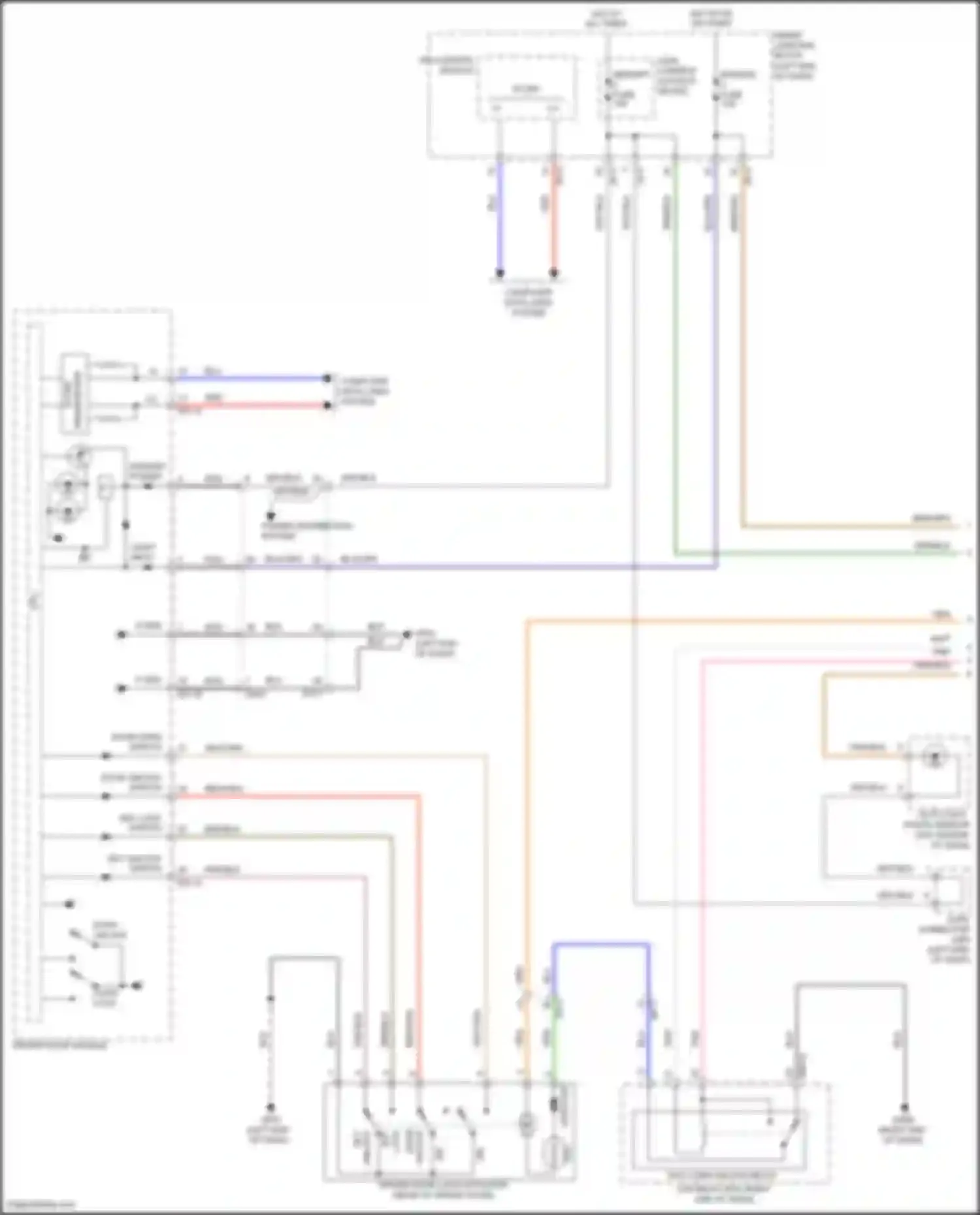 Wiring diagram computer data lines system for Hyundai Grand Santa Fe III facelift (2015-2018) (37 of 73)