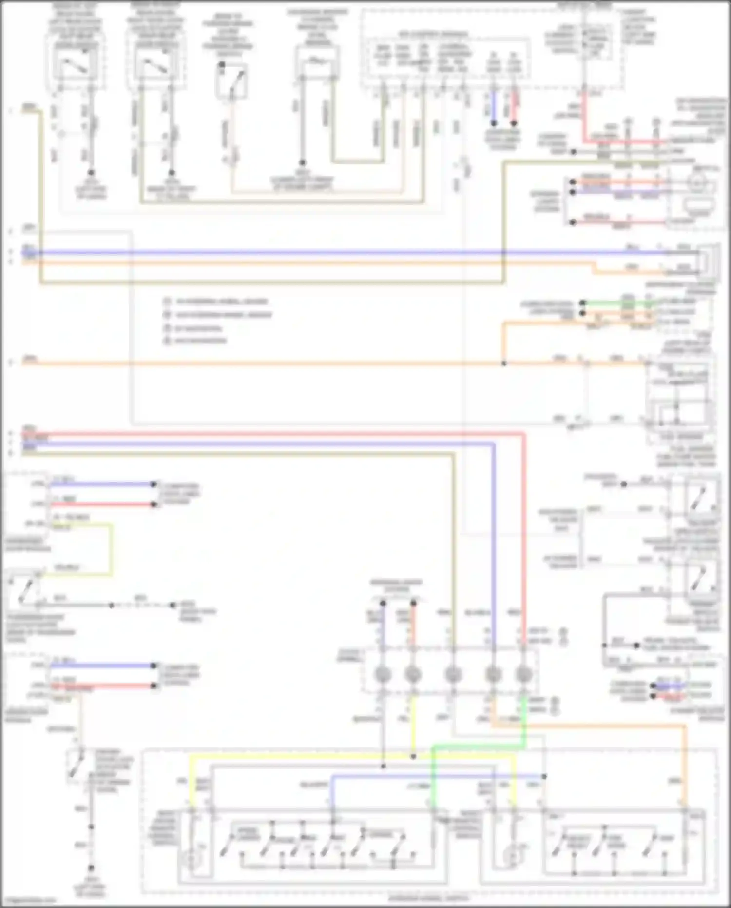 Wiring diagram computer data lines system for Hyundai Grand Santa Fe III facelift (2015-2018) (25 of 73)