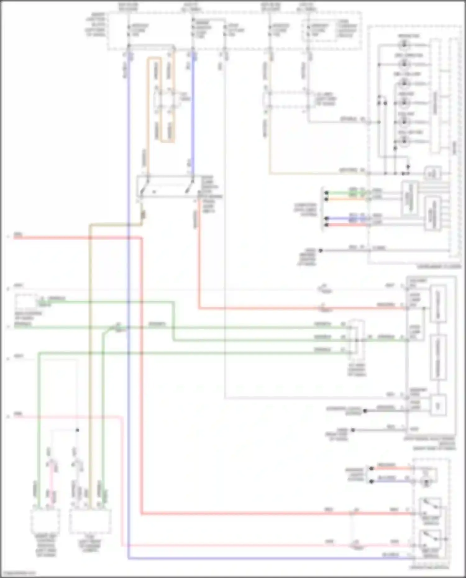Wiring diagram computer data lines system for Hyundai Grand Santa Fe III facelift (2015-2018) (41 of 73)