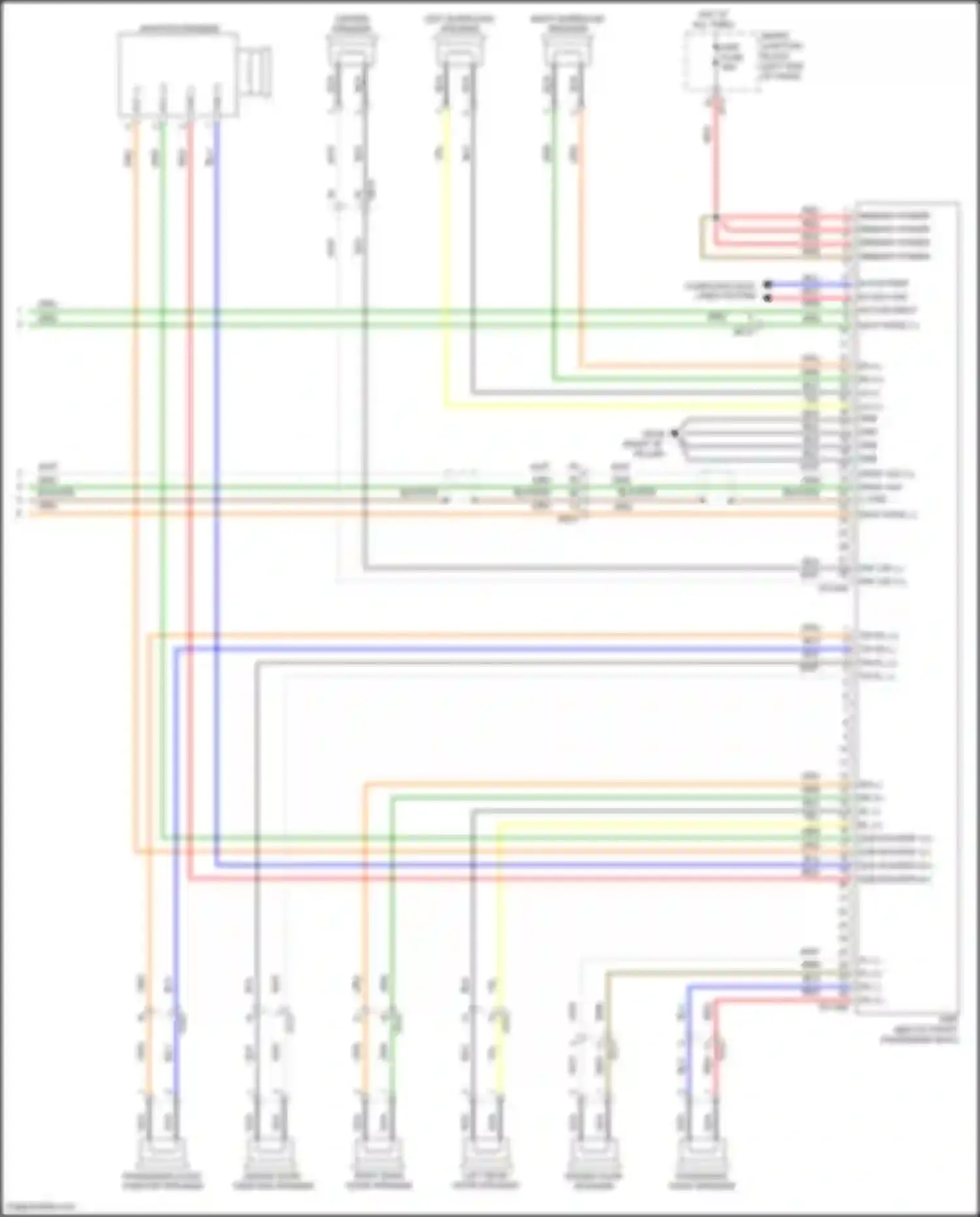 Wiring diagram computer data lines system for Hyundai Grand Santa Fe III facelift (2015-2018) (36 of 73)