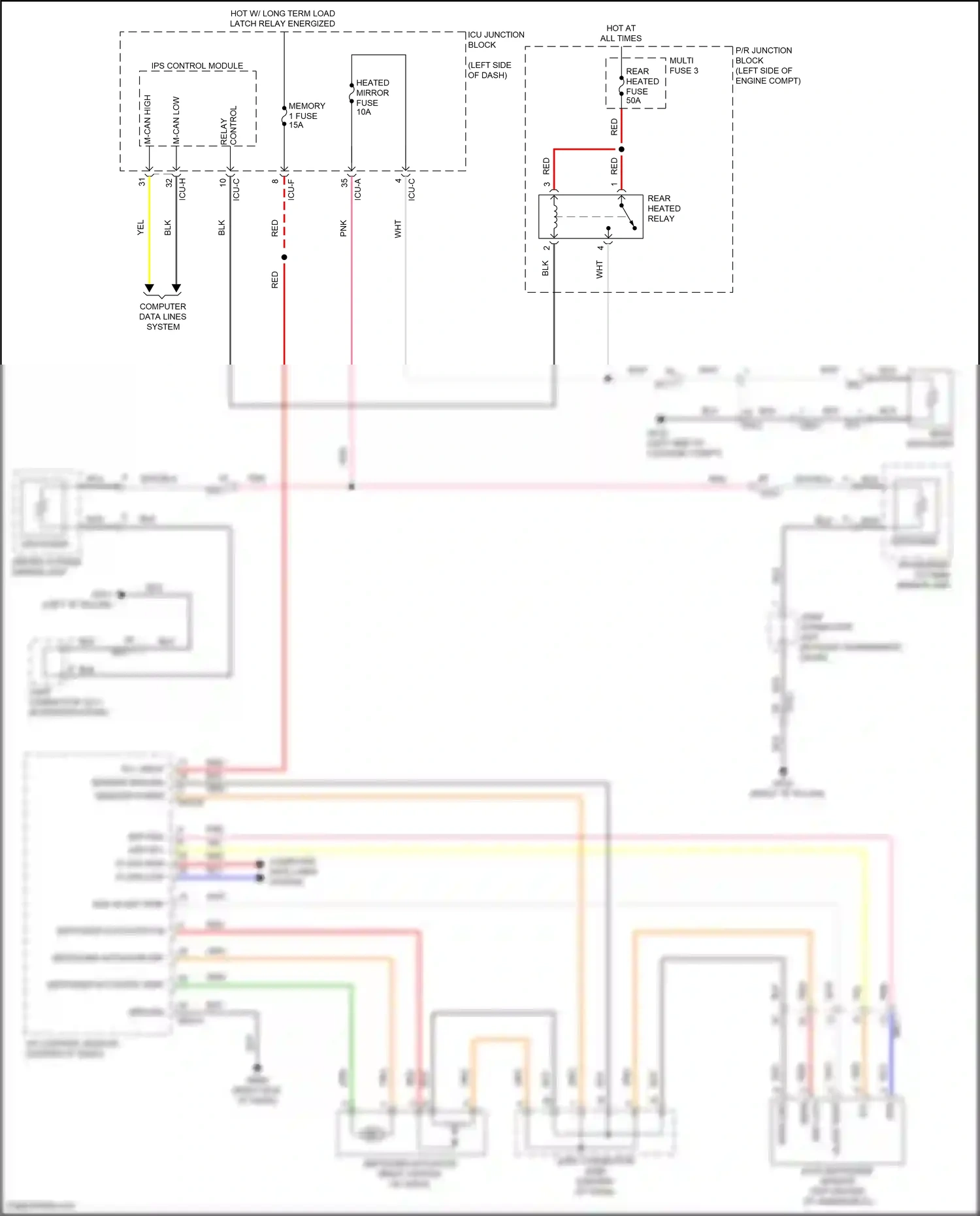 Wiring diagram computer data lines system for Hyundai IONIQ 5 I (2021-2024) (83 of 111)