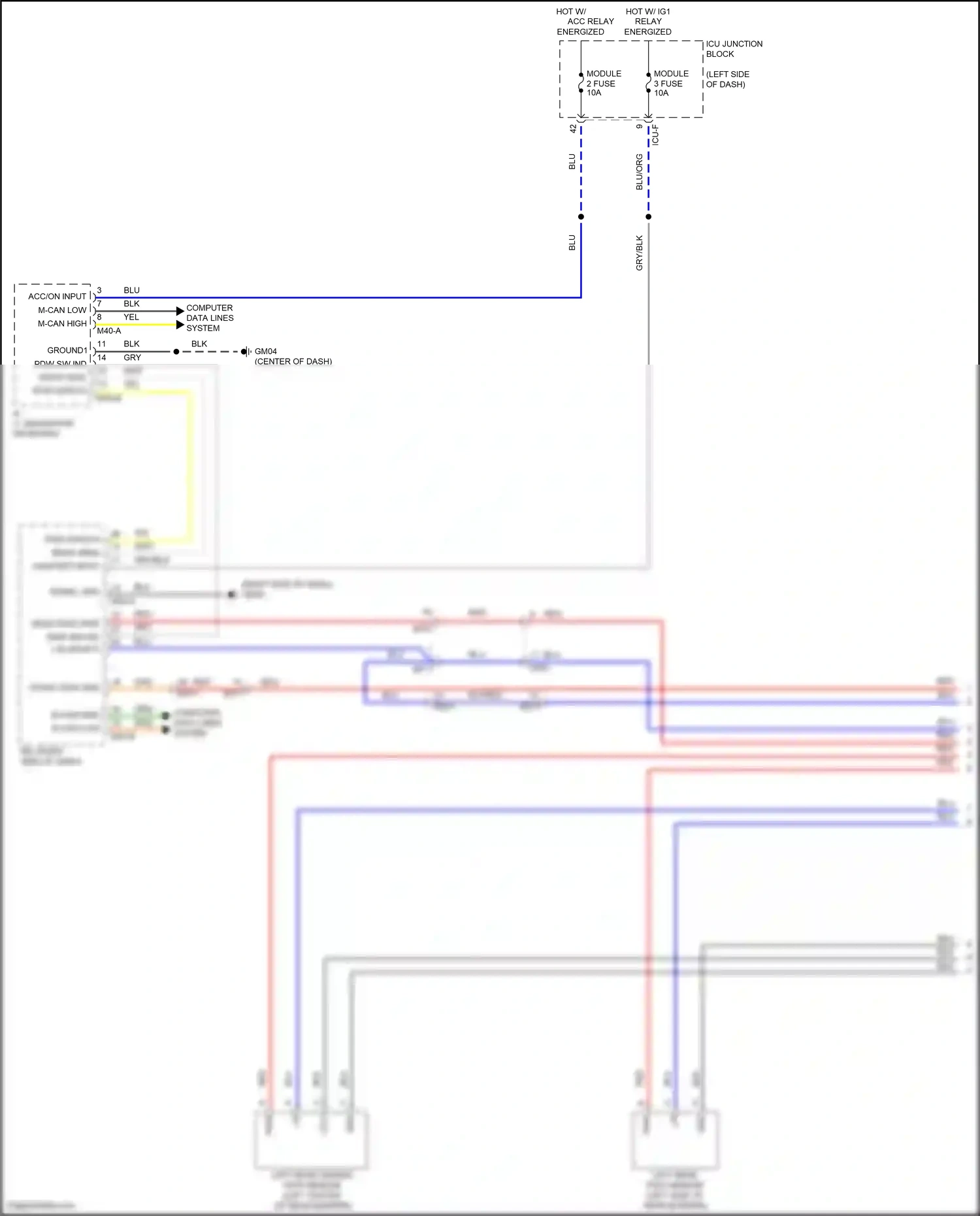 Wiring diagram computer data lines system for Hyundai IONIQ 5 I (2021-2024) (80 of 111)