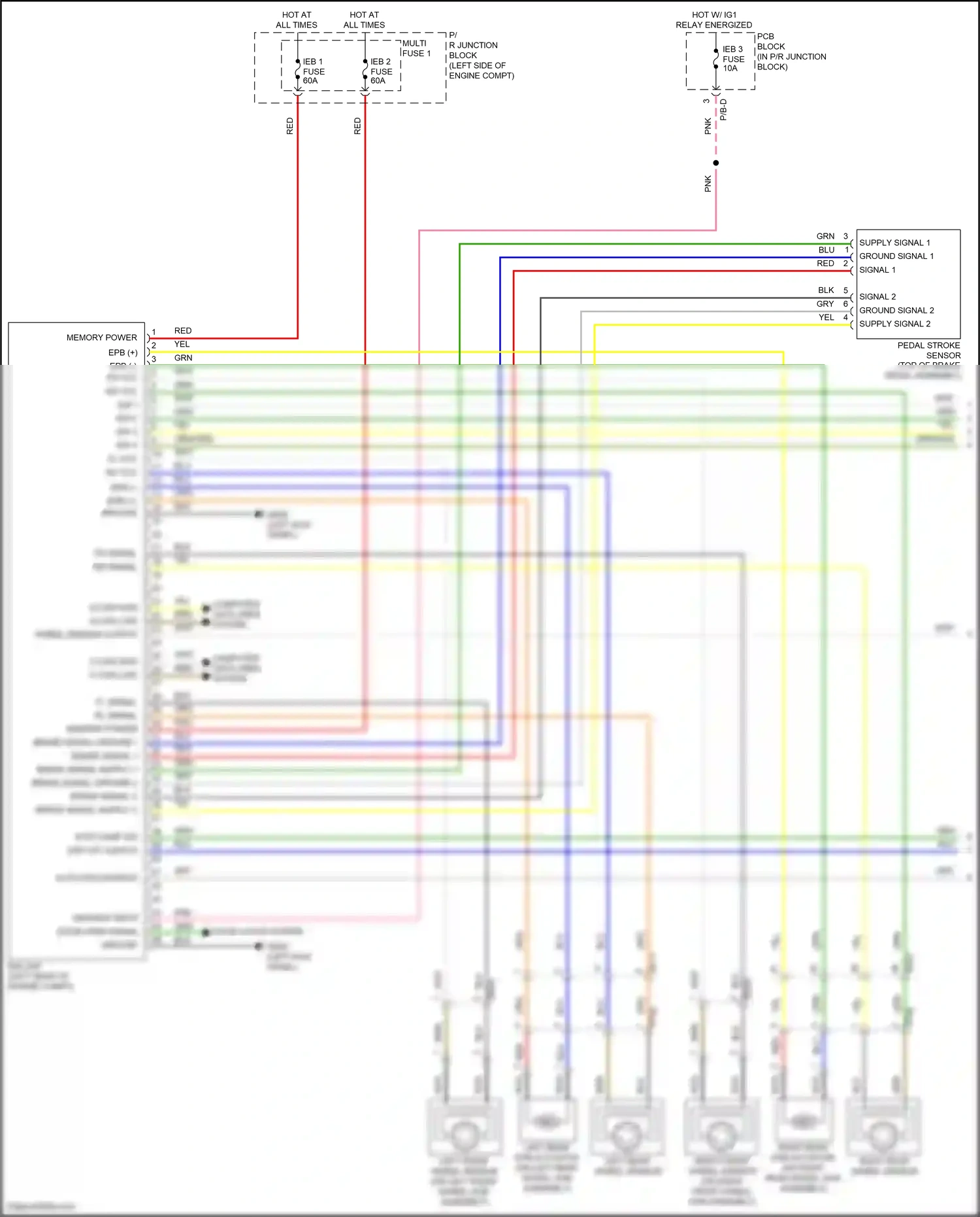 Wiring diagram computer data lines system for Hyundai IONIQ 5 I (2021-2024) (41 of 111)