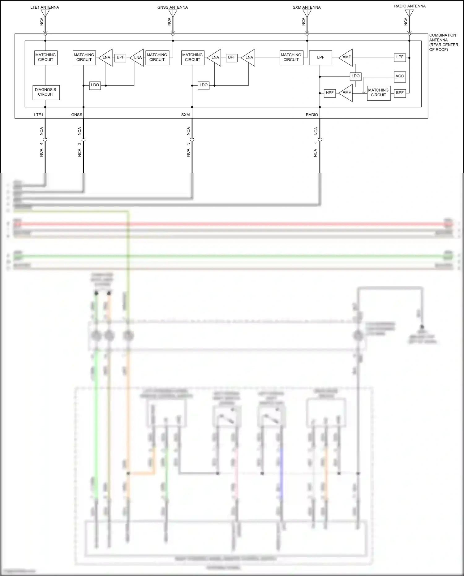 Wiring diagram computer data lines system for Hyundai IONIQ 5 I (2021-2024) (75 of 111)
