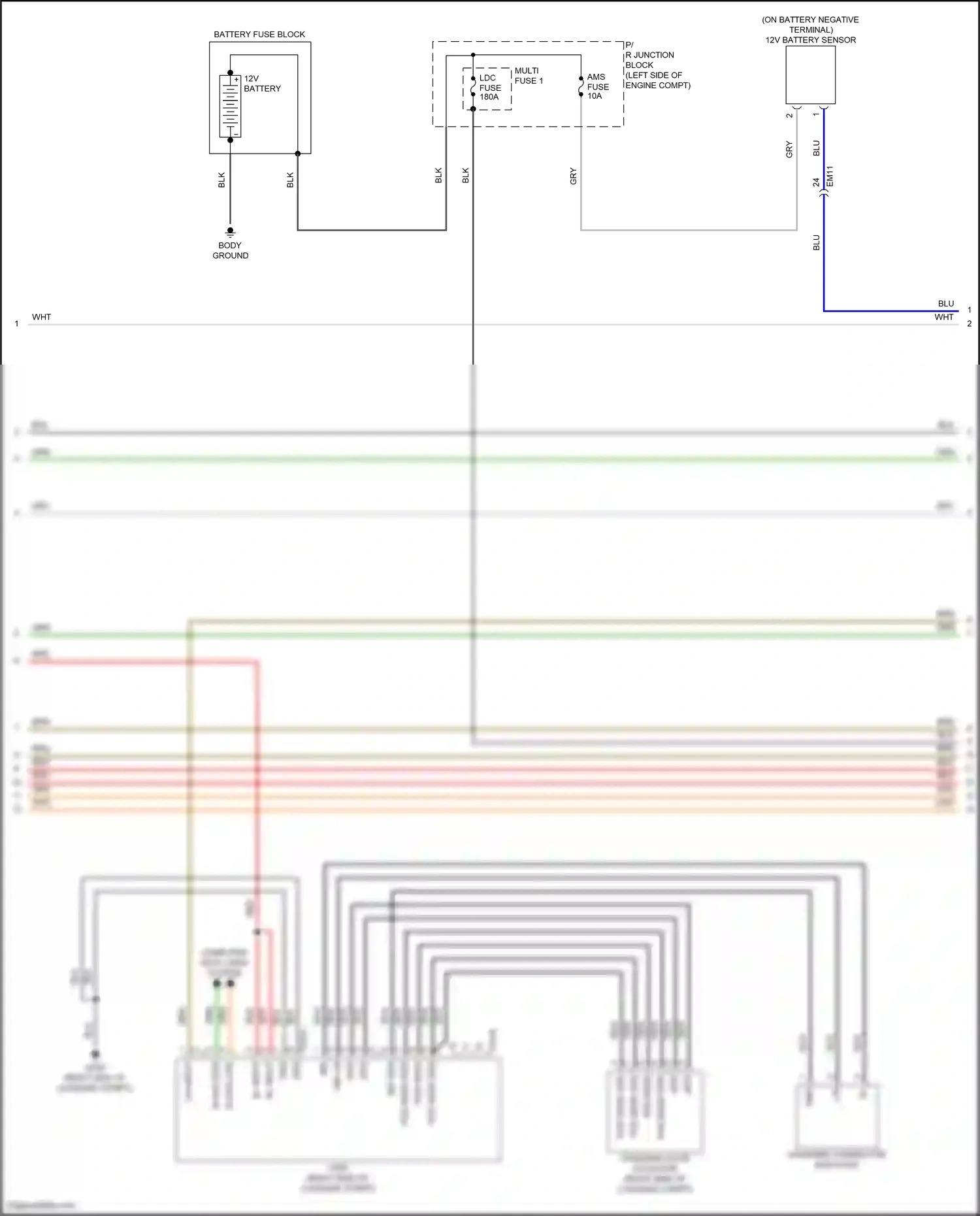 Wiring diagram computer data lines system for Hyundai IONIQ 5 I (2021-2024) (98 of 111)