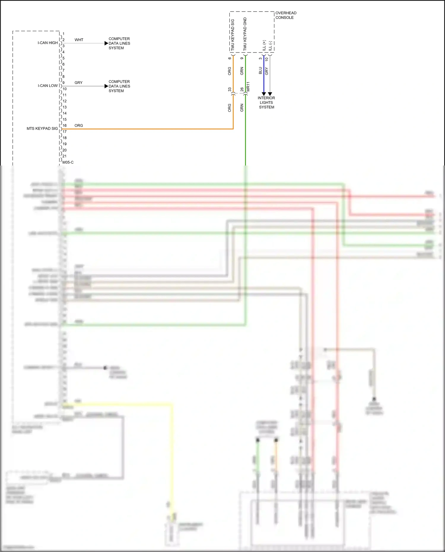 Wiring diagram computer data lines system for Hyundai IONIQ 5 I (2021-2024) (73 of 111)