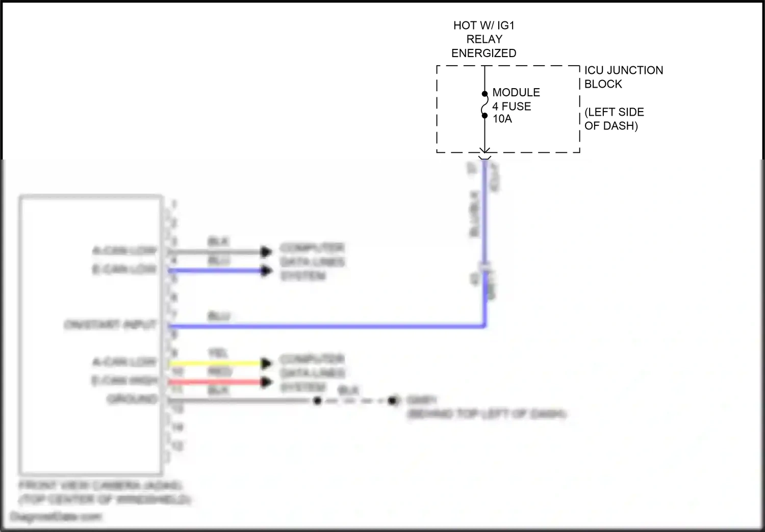 Wiring diagram computer data lines system for Hyundai IONIQ 5 I (2021-2024) (63 of 111)