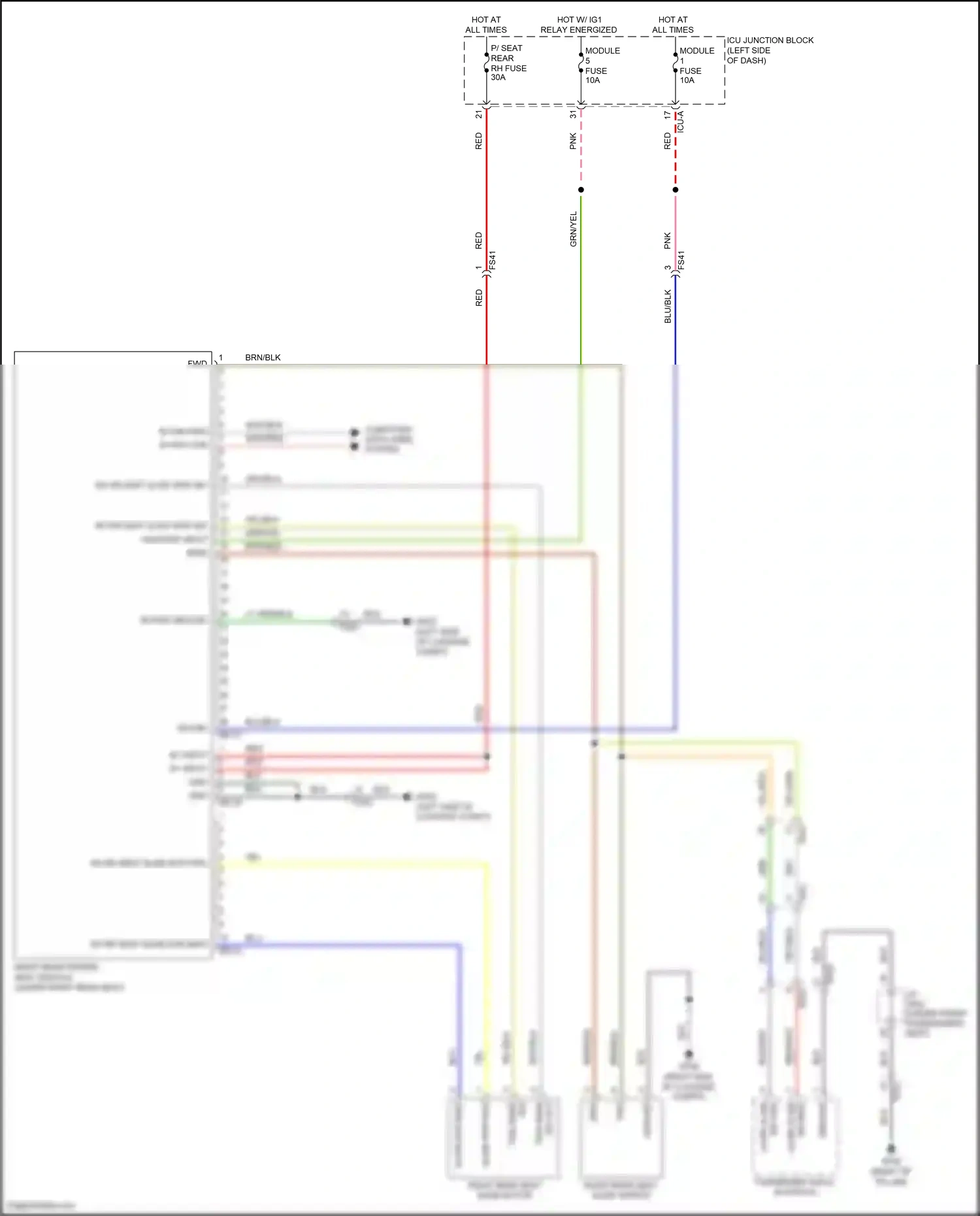 Wiring diagram computer data lines system for Hyundai IONIQ 5 I (2021-2024) (38 of 111)