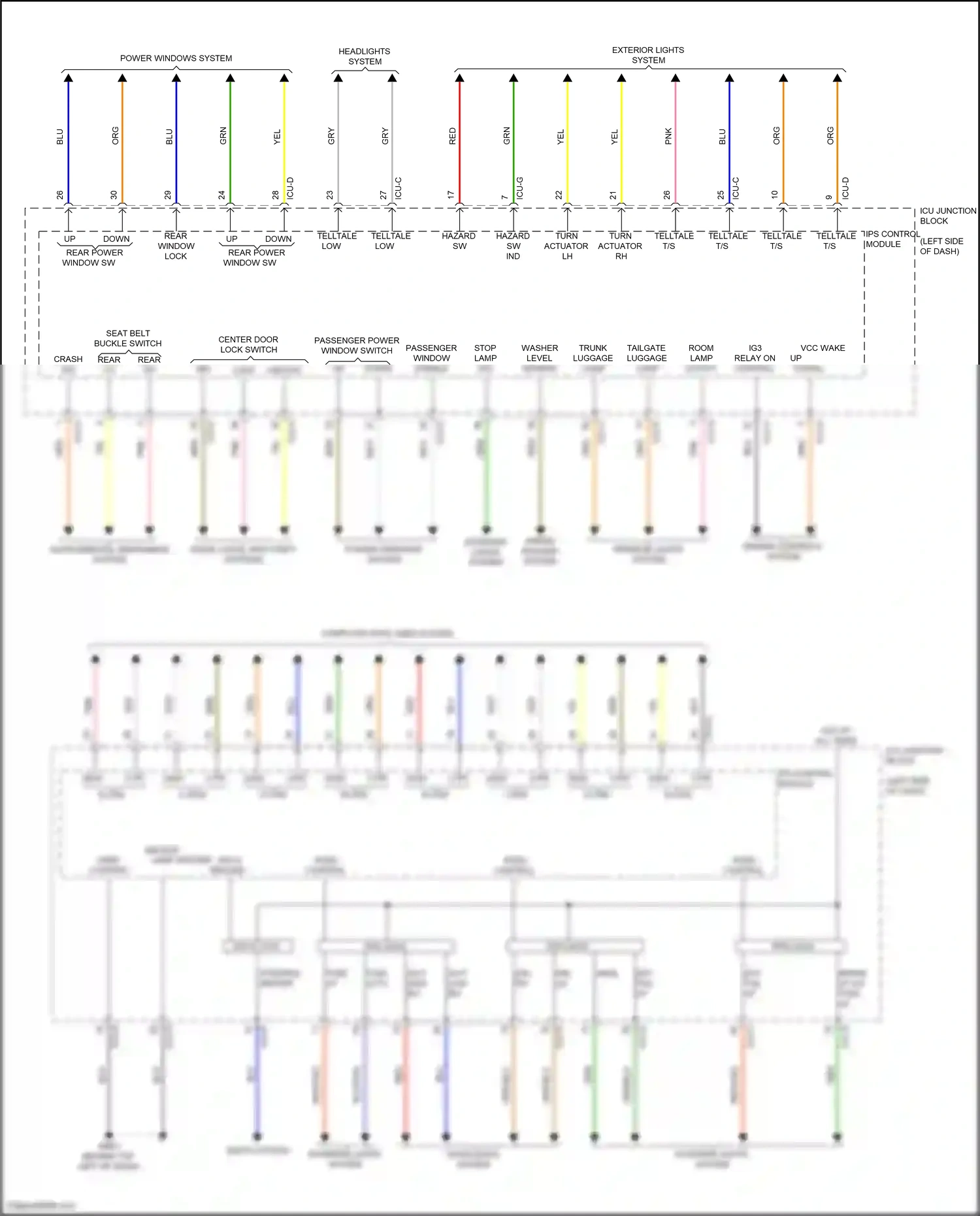 Wiring diagram computer data lines system for Hyundai IONIQ 5 I (2021-2024) (88 of 111)