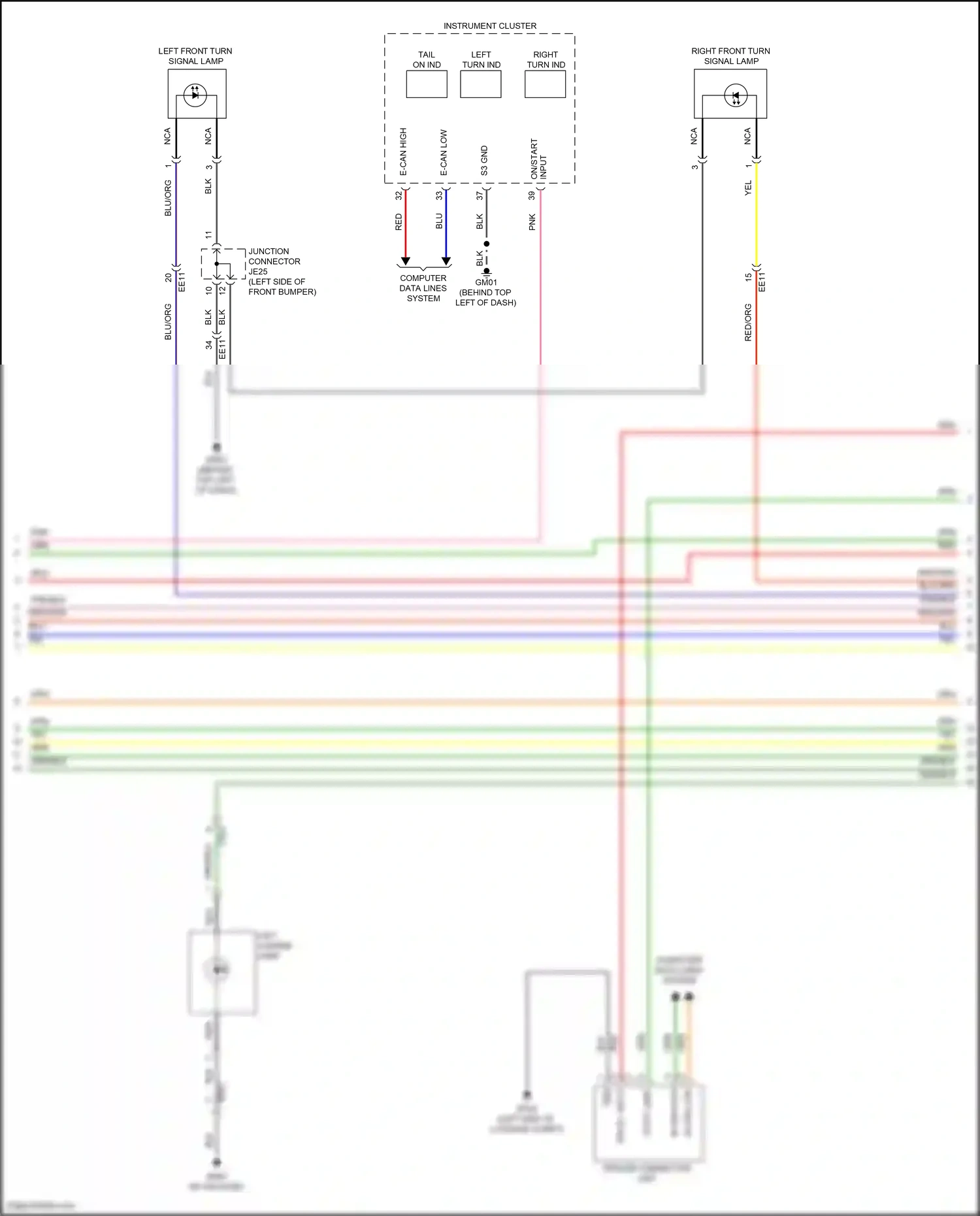 Wiring diagram computer data lines system for Hyundai IONIQ 5 I (2021-2024) (46 of 111)