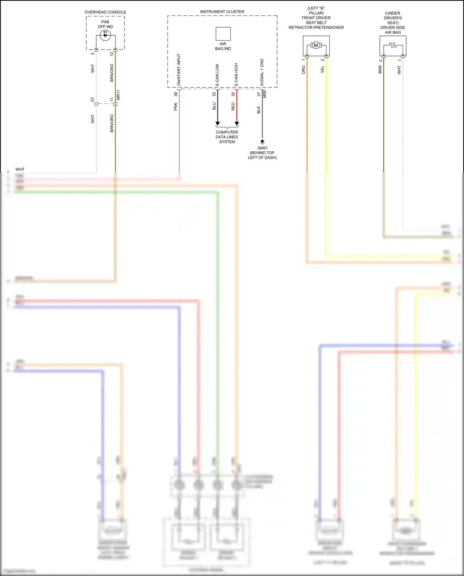 Wiring diagram computer data lines system for Hyundai IONIQ 5 I (2021-2024) (30 of 111)