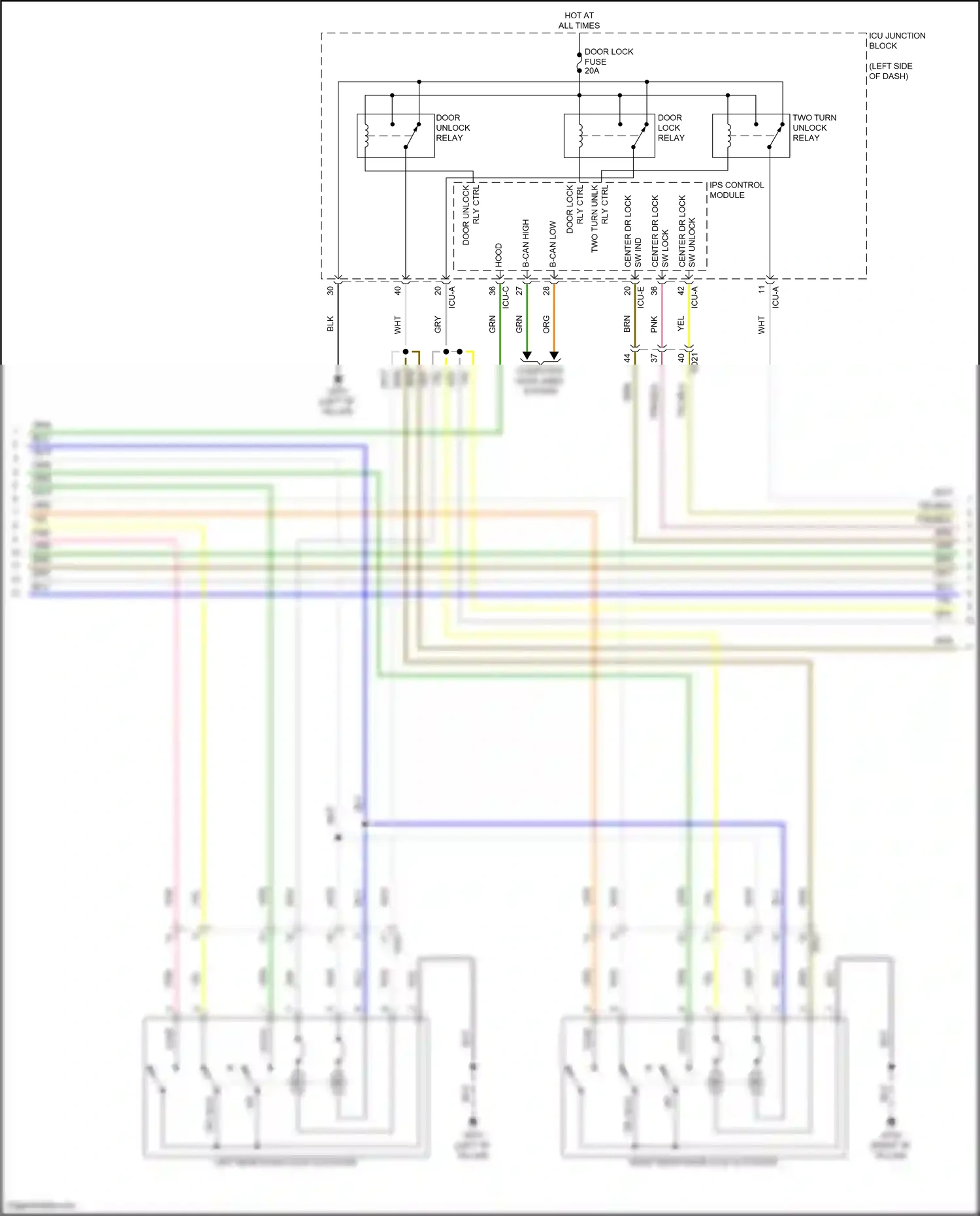 Wiring diagram computer data lines system for Hyundai IONIQ 5 I (2021-2024) (10 of 111)
