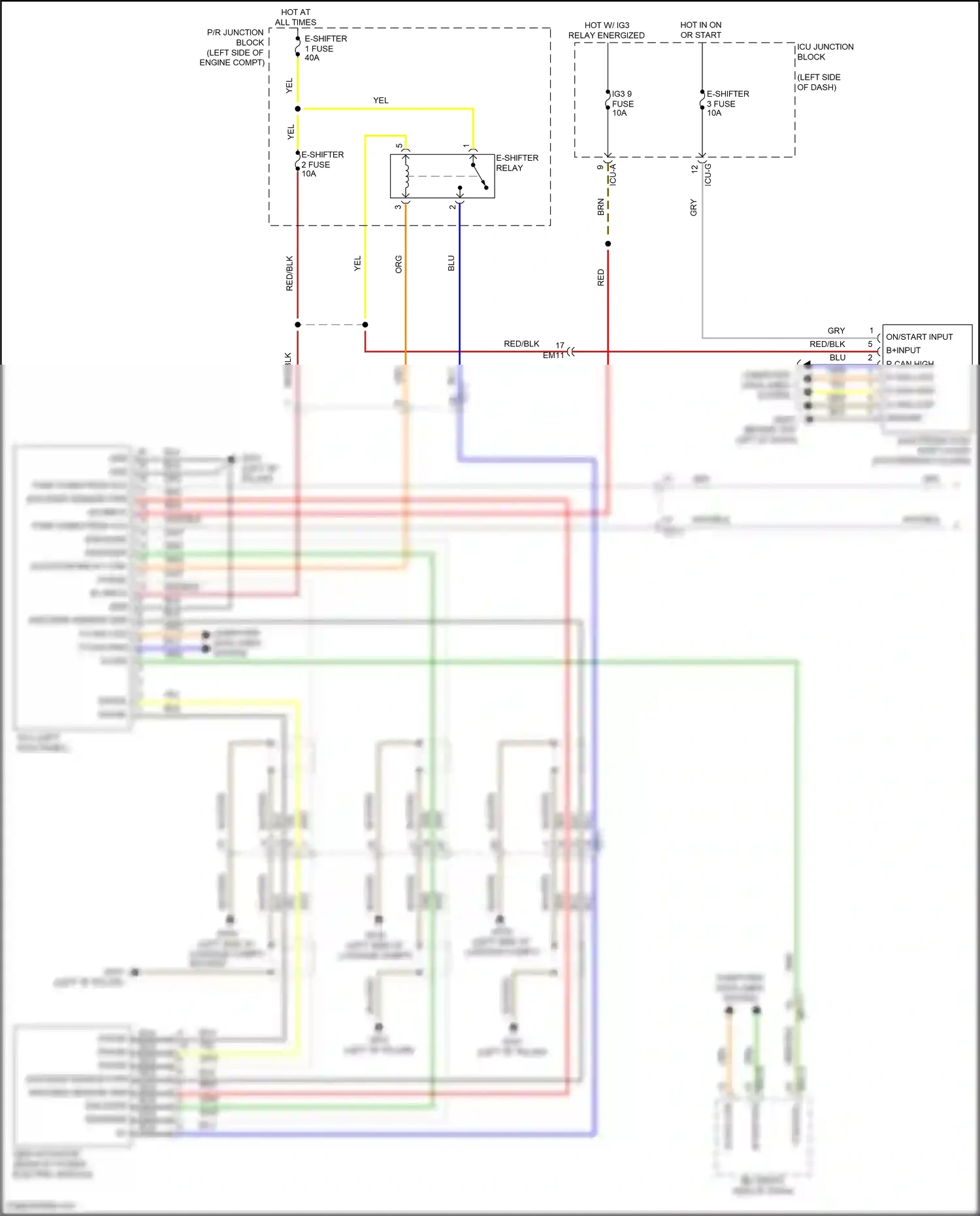 Wiring diagram encoder sensor gnd for Hyundai IONIQ 5 I (2021-2024) (1 of 1)