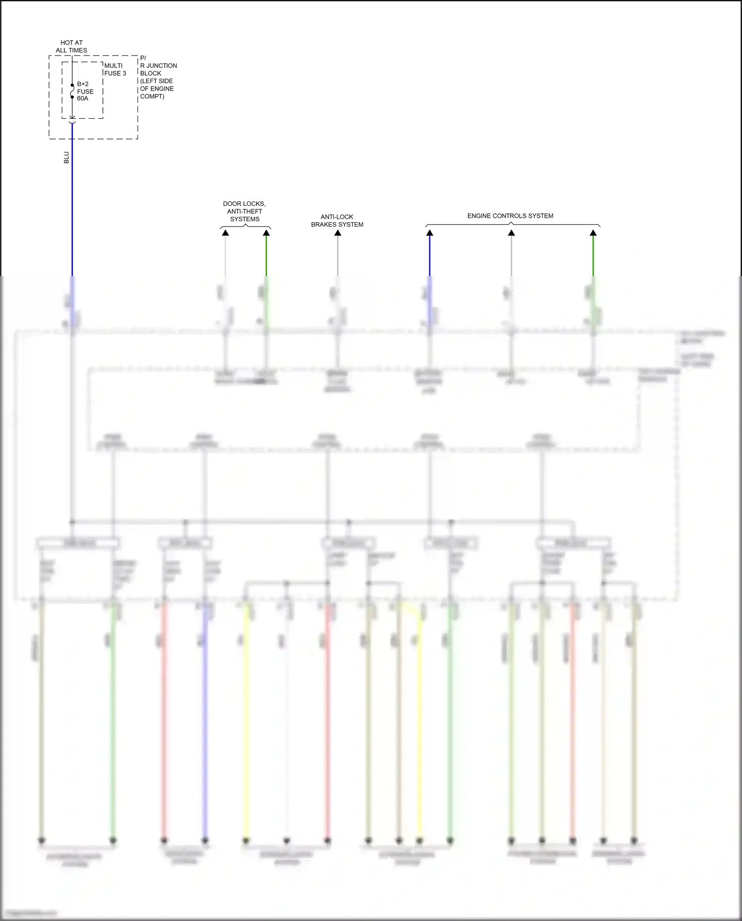 Wiring diagram engine controls system for Hyundai IONIQ 5 I (2021-2024) (3 of 3)