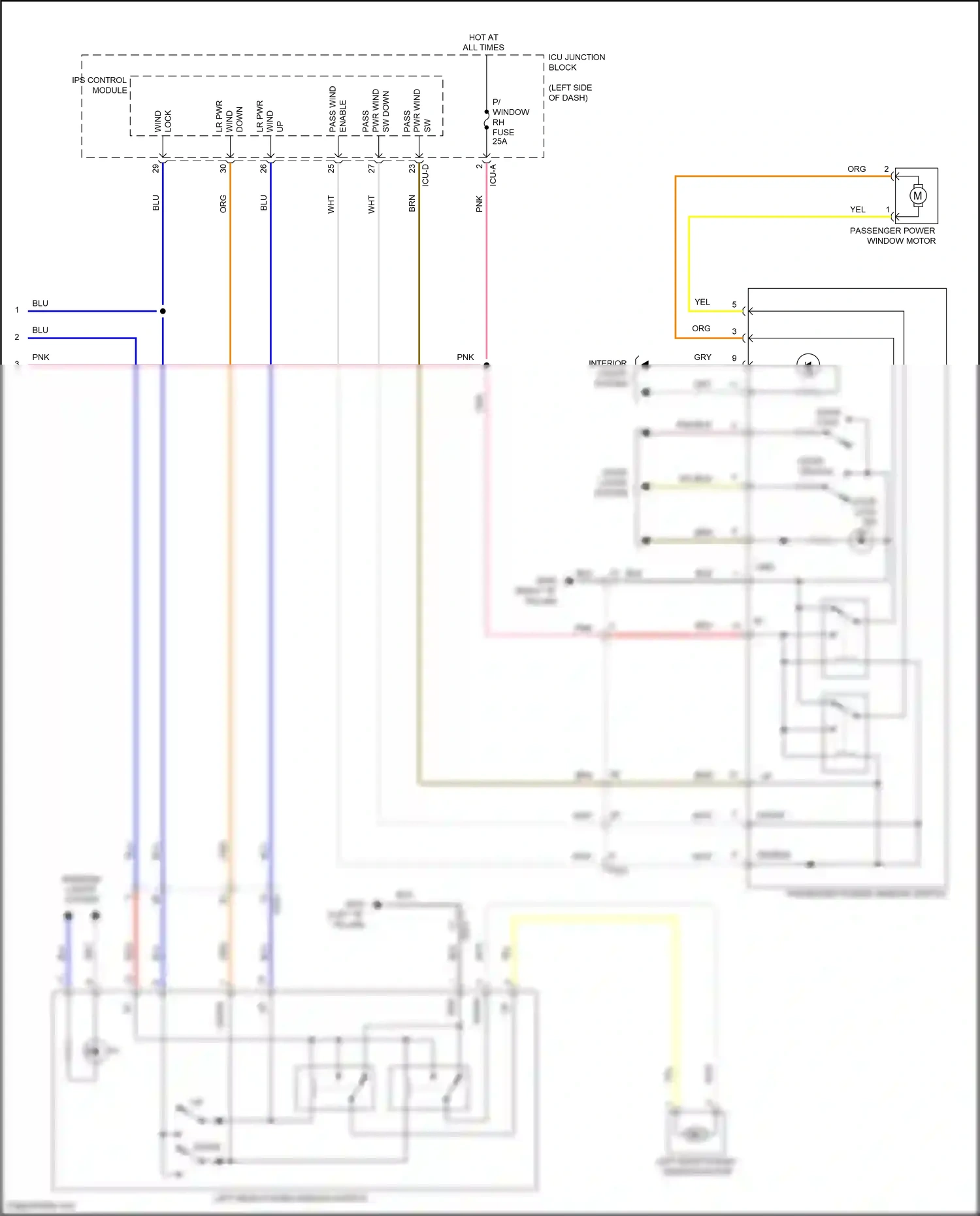 Wiring diagram ips control module for Hyundai IONIQ 5 I (2021-2024) (18 of 47)