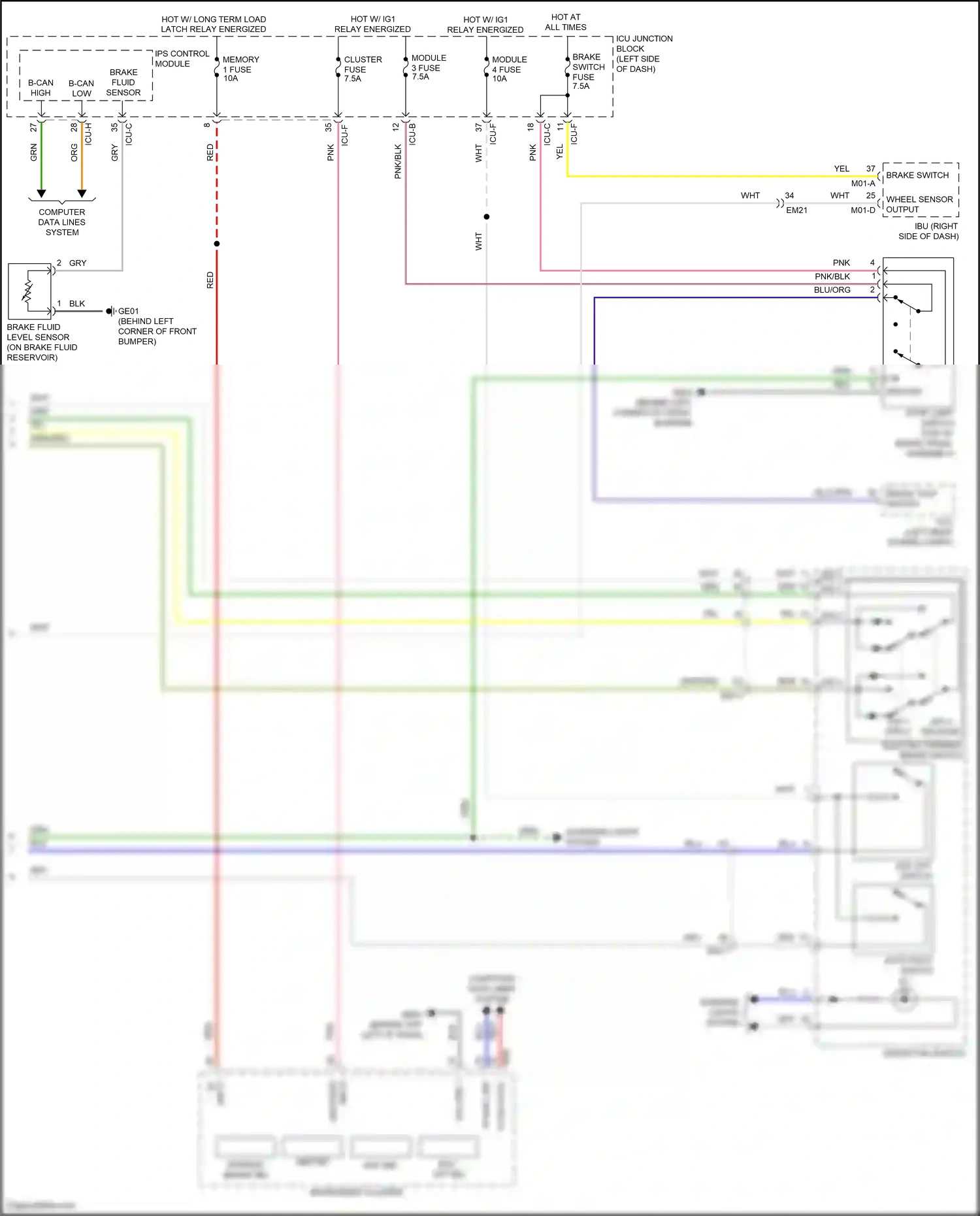 Wiring diagram ips control module for Hyundai IONIQ 5 I (2021-2024) (21 of 47)